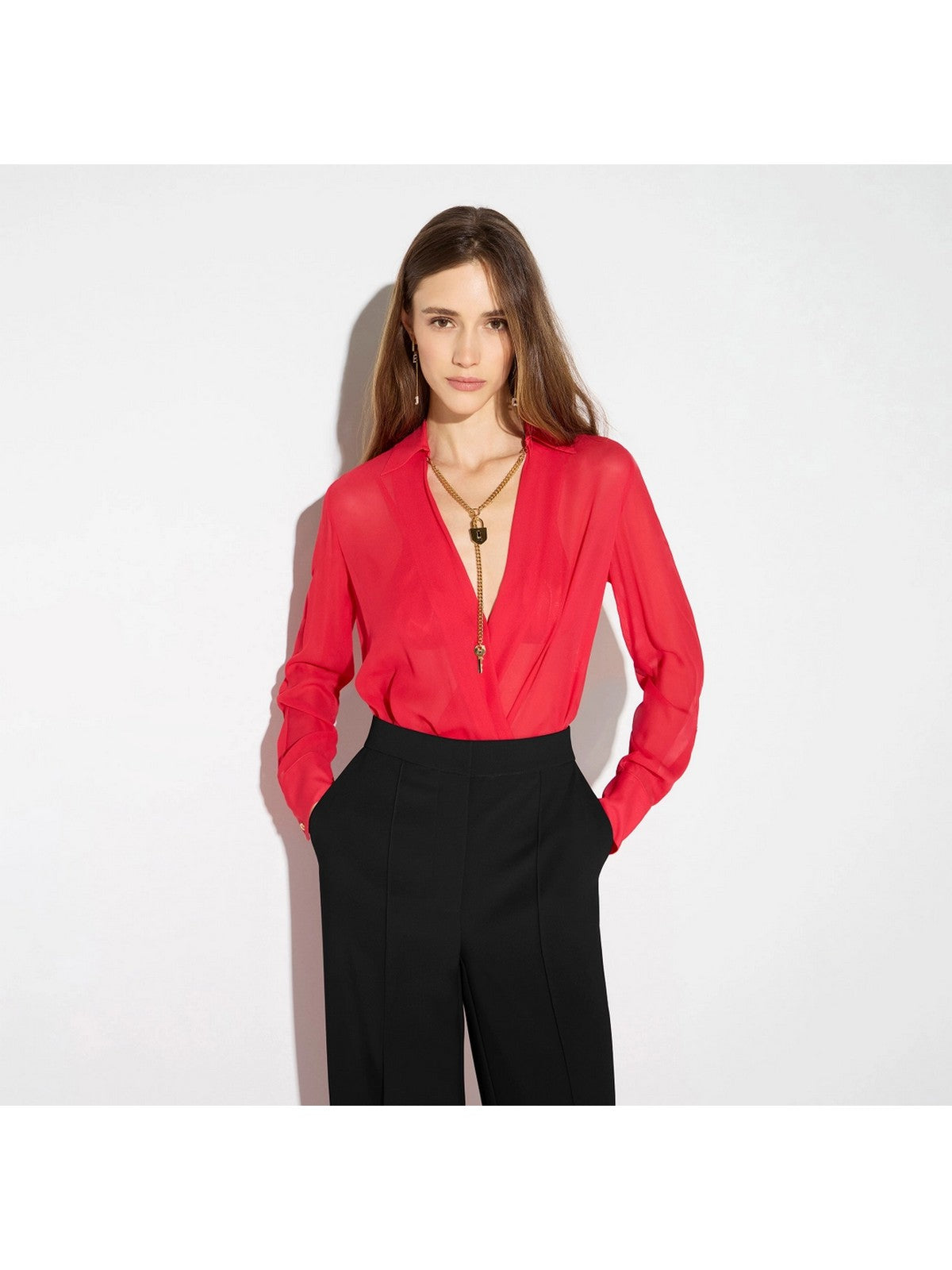 ELISABETTA FRANCHI Camicia Donna RED PASSION- CB00966E2 CG5