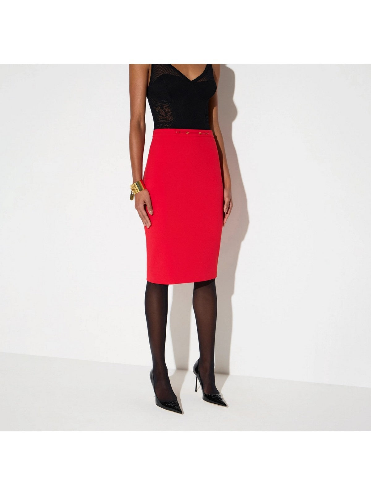 ELISABETTA FRANCHI Gonna Donna RED PASSION- GO22366E2 CG5