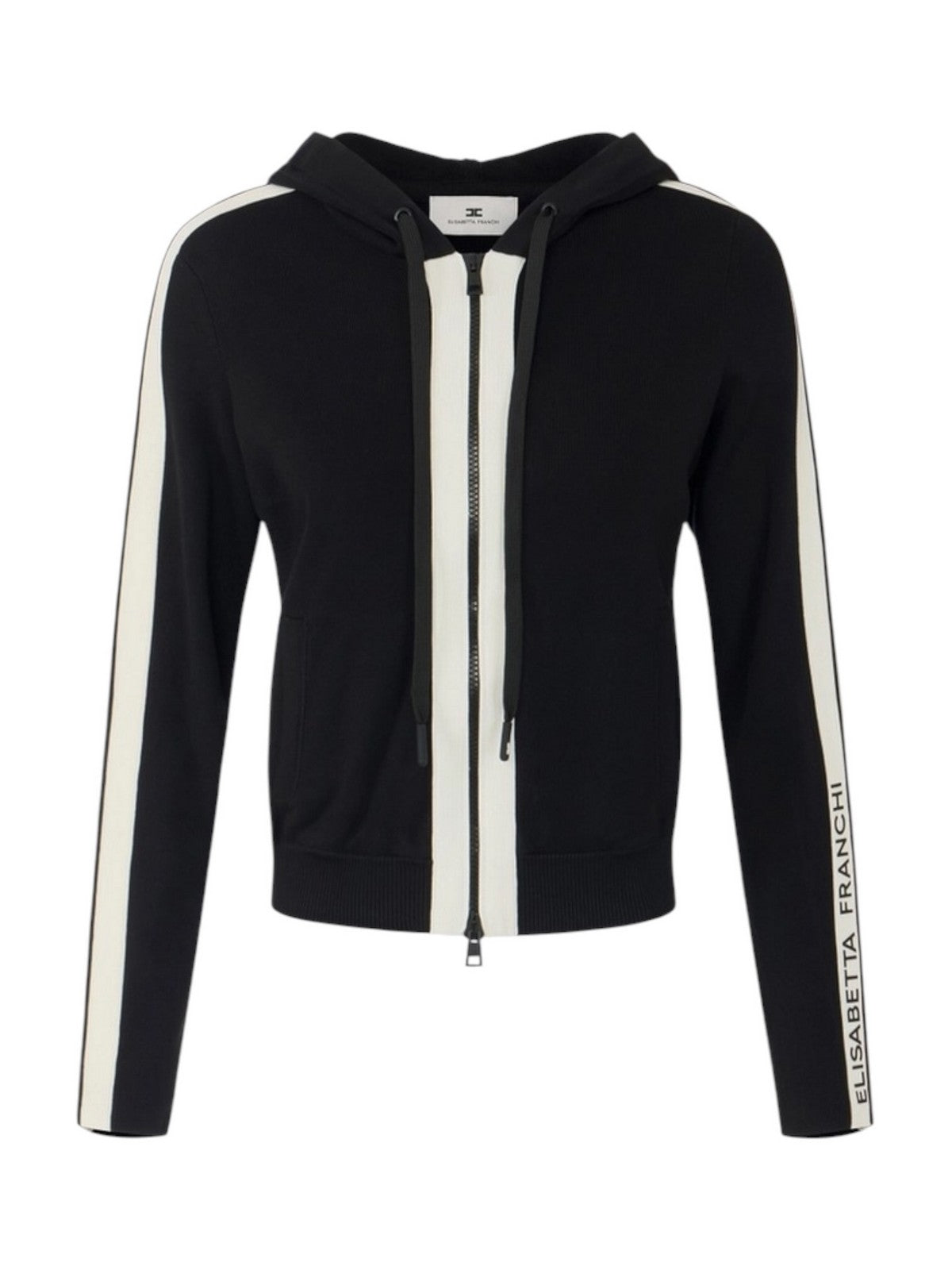 ELISABETTA FRANCHI Felpa Donna NERO/BURRO - MK15S66E2 685 gioboutiqueweb
