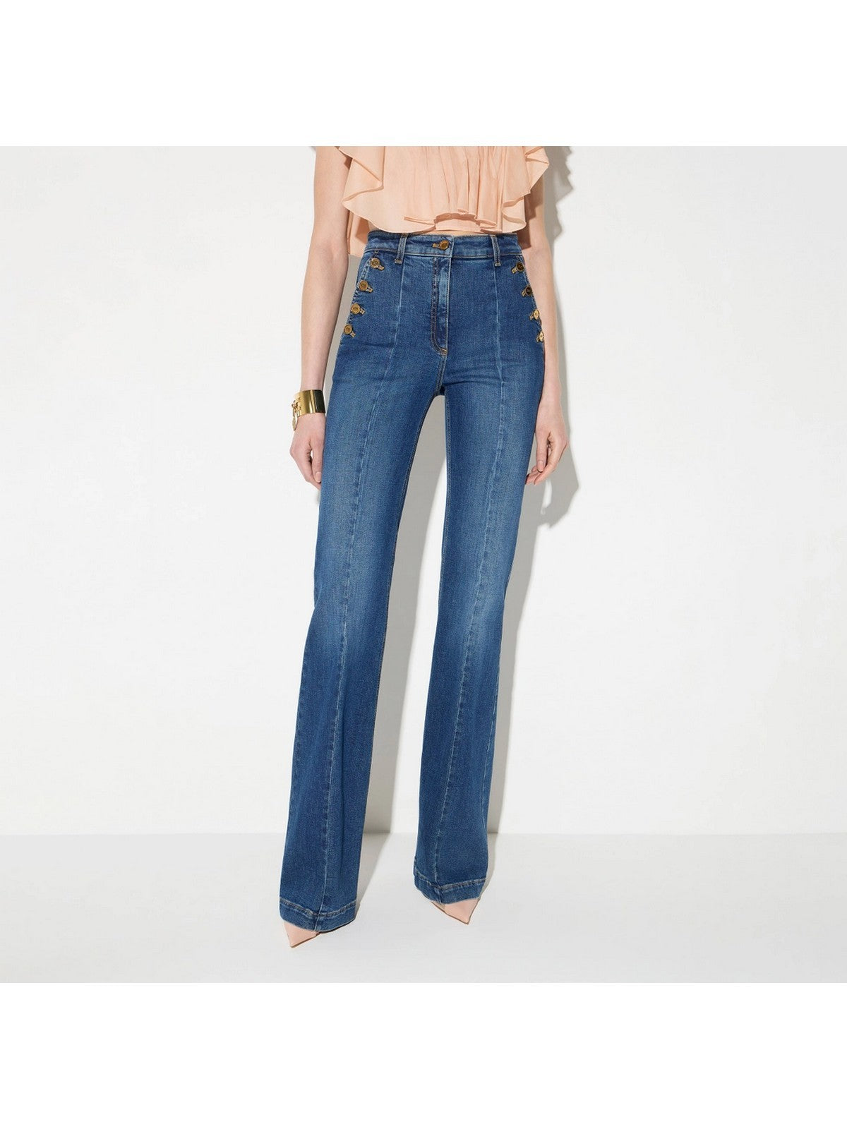 ELISABETTA FRANCHI Jeans Donna BLUE VINTAGE - PJ12D66E2 139 gioboutiqueweb