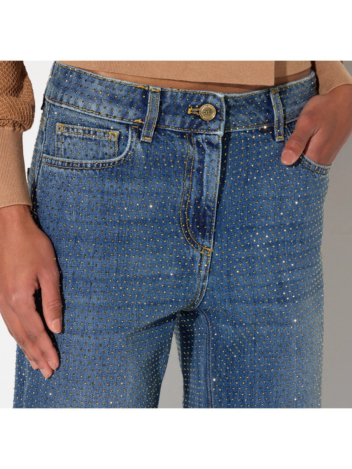 ELISABETTA FRANCHI Jeans Donna BLUE VINTAGE - PJ24D66E2 139 gioboutiqueweb
