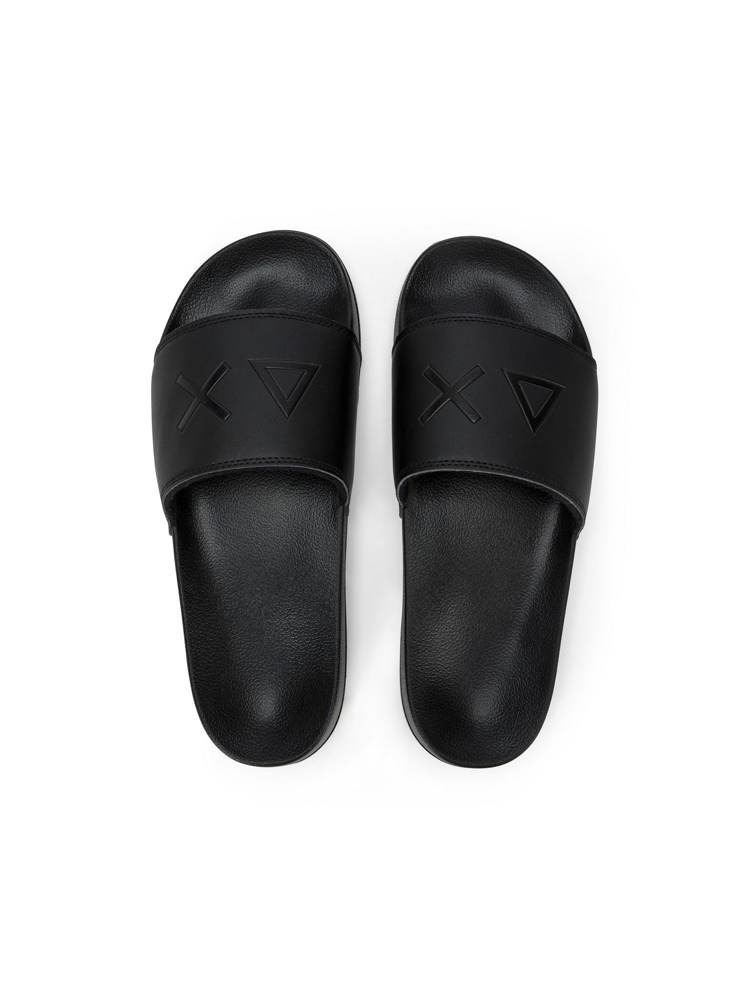 Sun68 Ciabatte Uomo Slippers Logo Nero - X36110-11 gioboutiqueweb