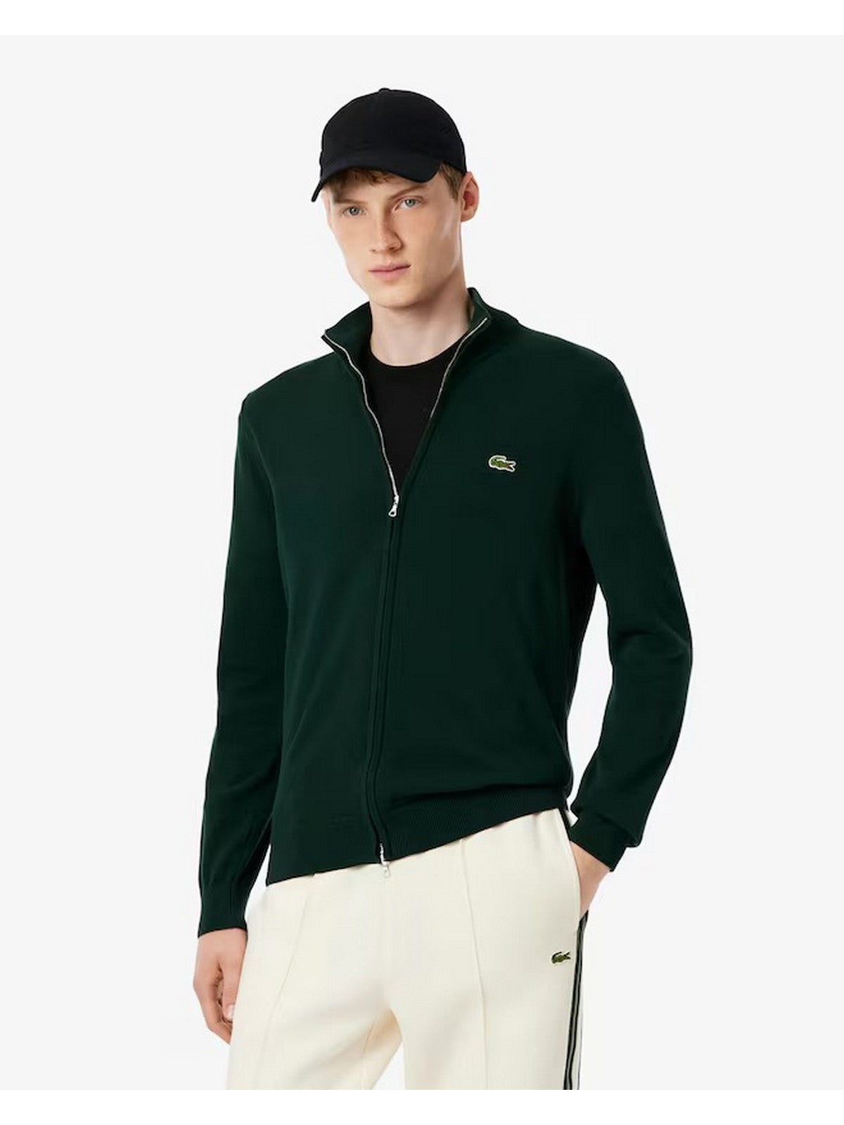 LACOSTE Maglione Uomo AH1957 YZP Verde gioboutiqueweb