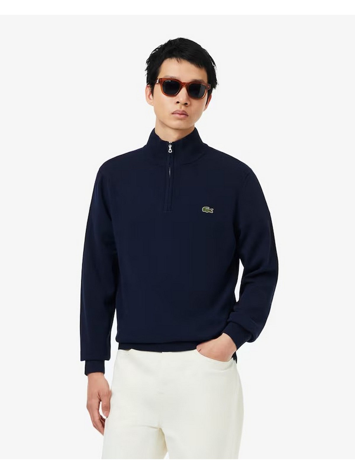 LACOSTE Maglione Uomo AH1980 166 Blu gioboutiqueweb