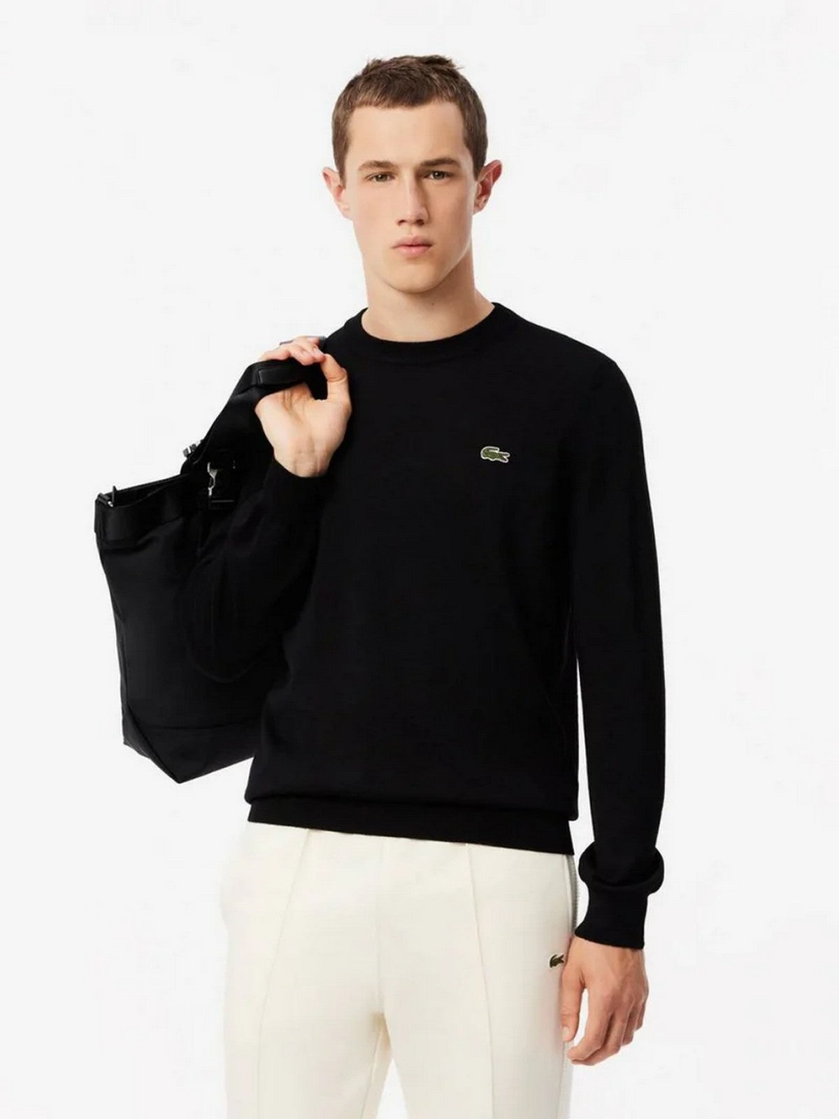 LACOSTE Maglione Uomo AH3225 031 Nero gioboutiqueweb