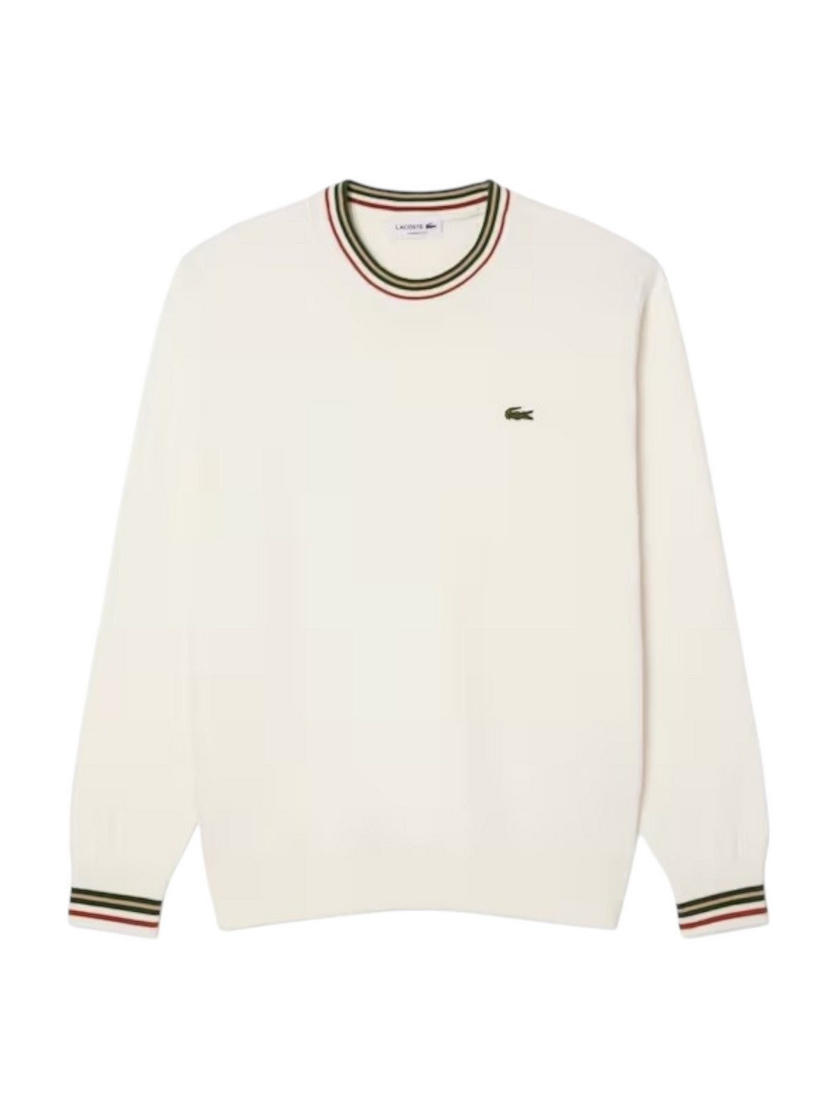 LACOSTE Maglione Uomo AH5158 X0N PANNA