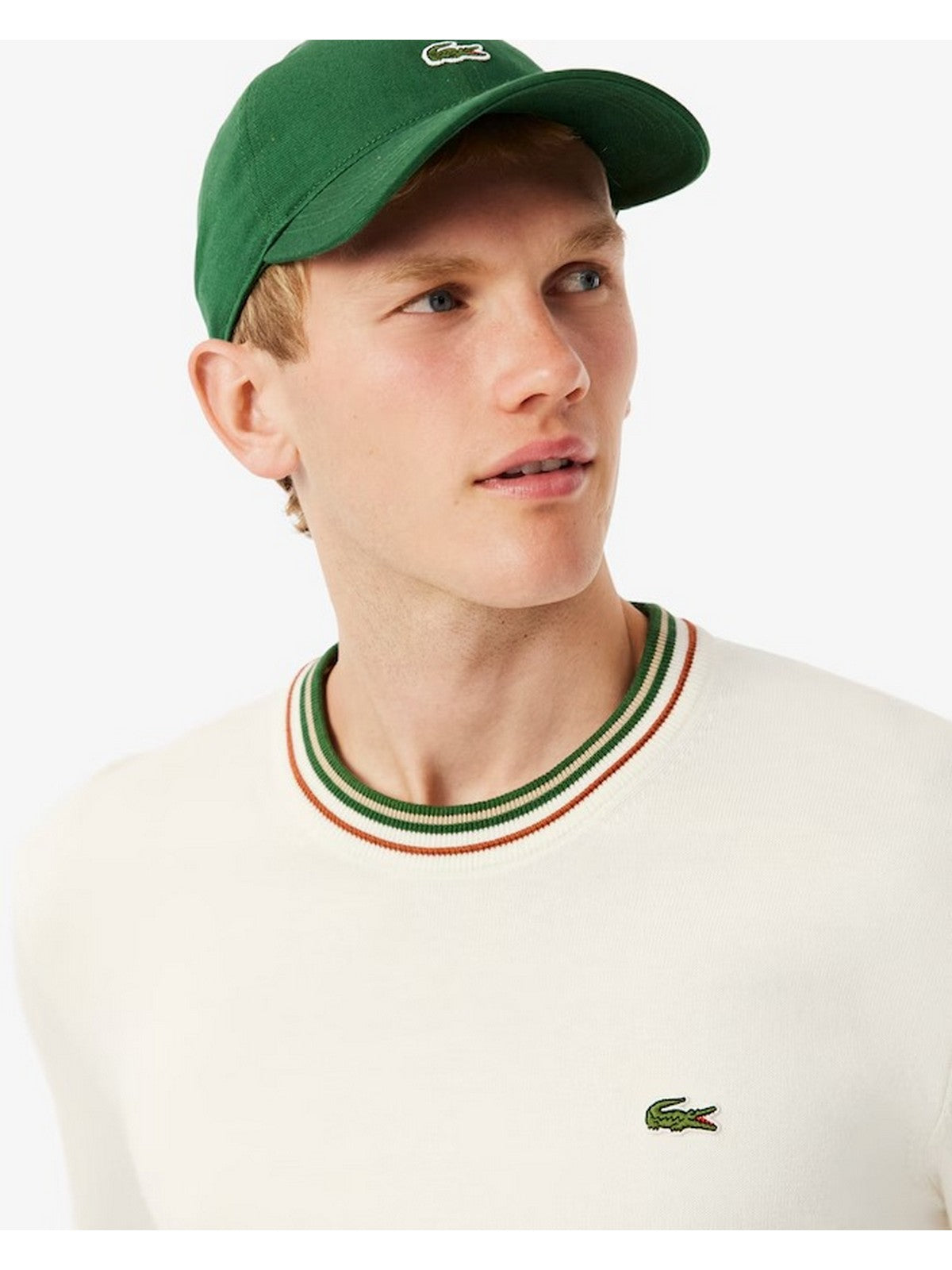 LACOSTE Maglione Uomo AH5158 X0N PANNA