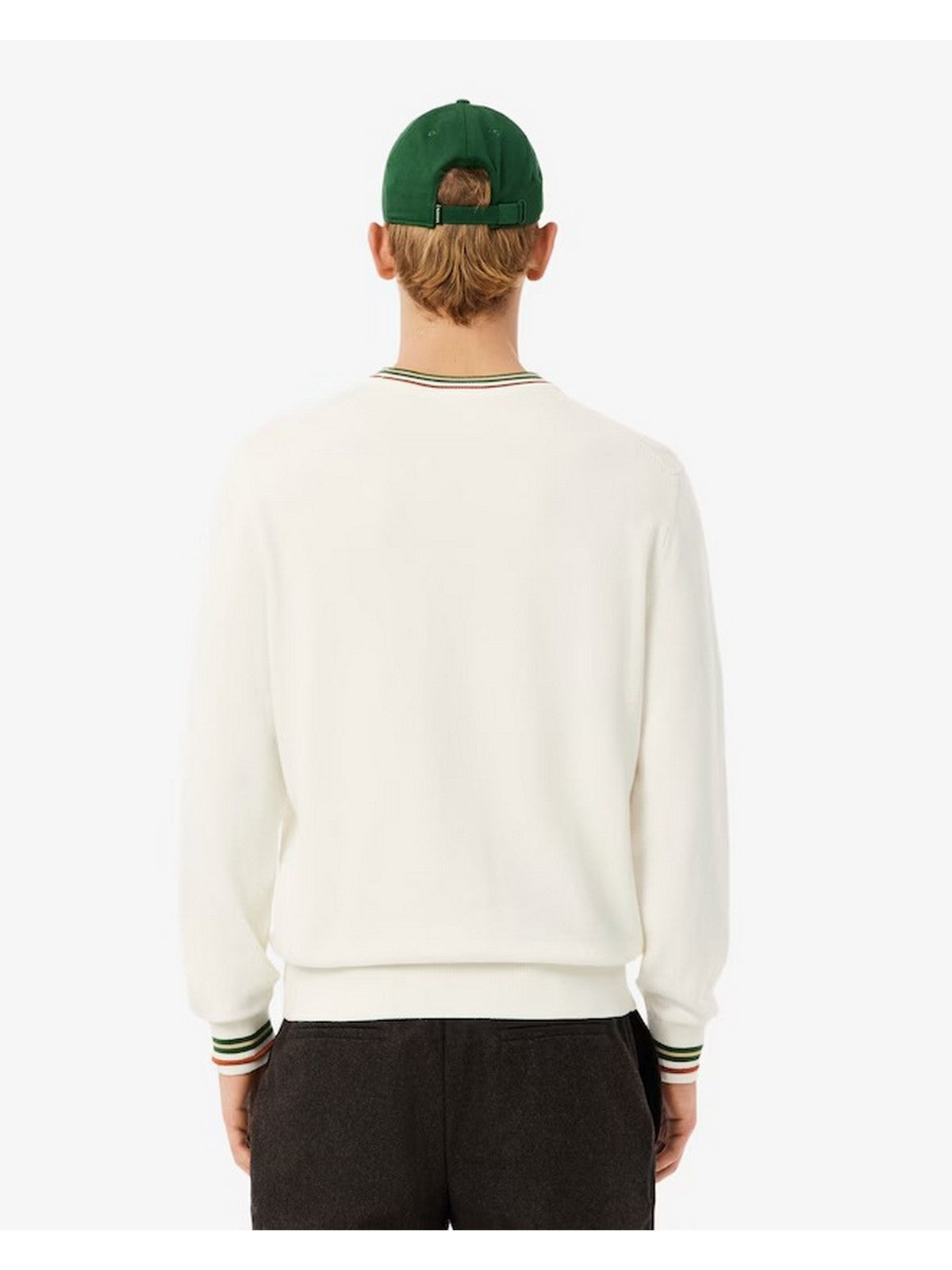 LACOSTE Maglione Uomo AH5158 X0N PANNA