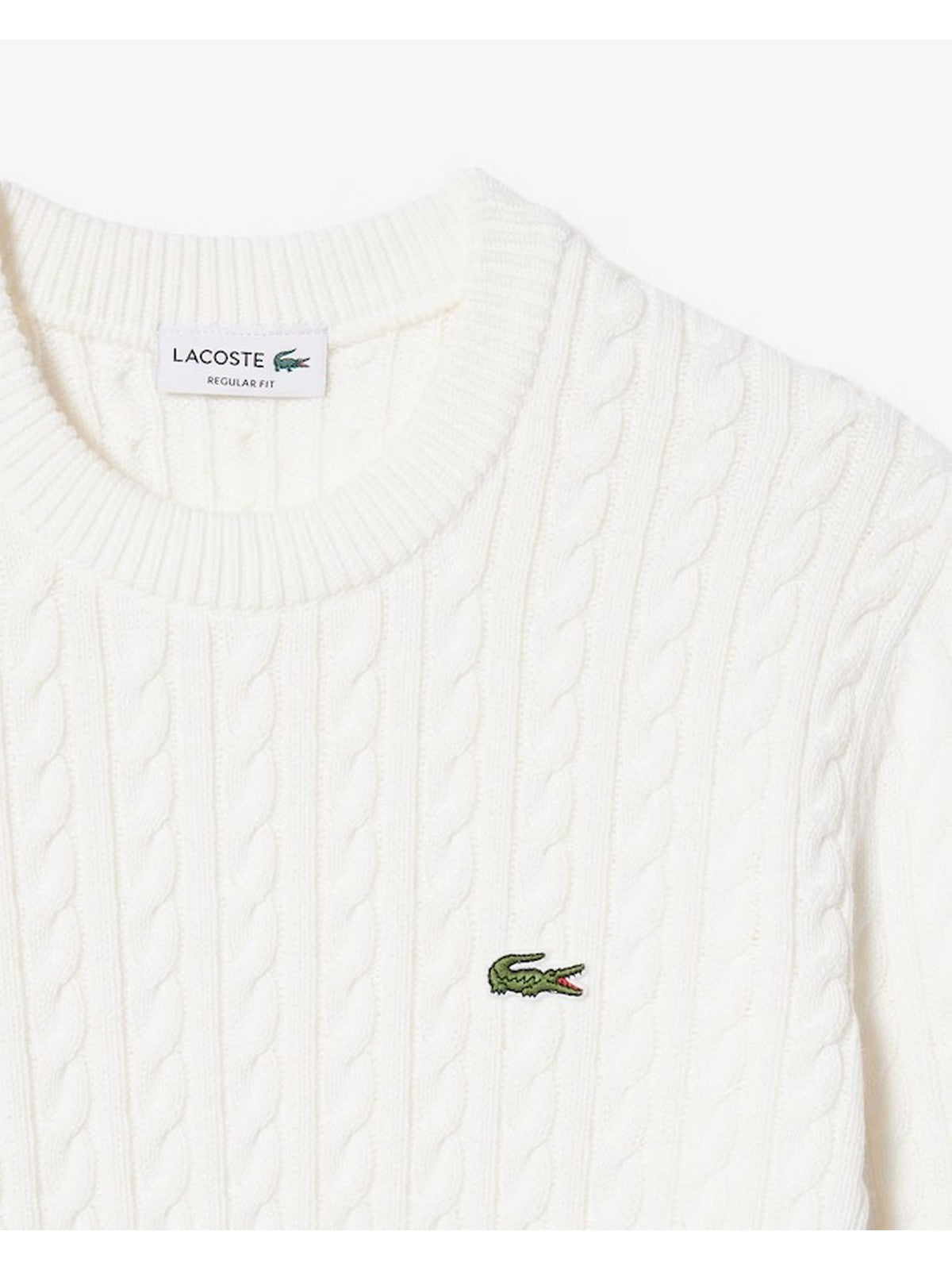 LACOSTE Maglione Uomo Bianco - AH7627 X0N