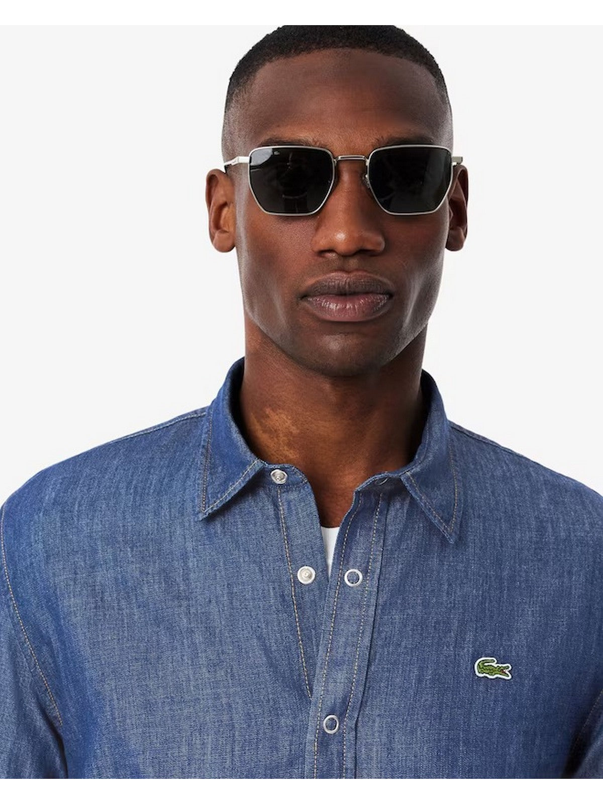 LACOSTE Camicia Uomo Azzurro - CH9084 MK9