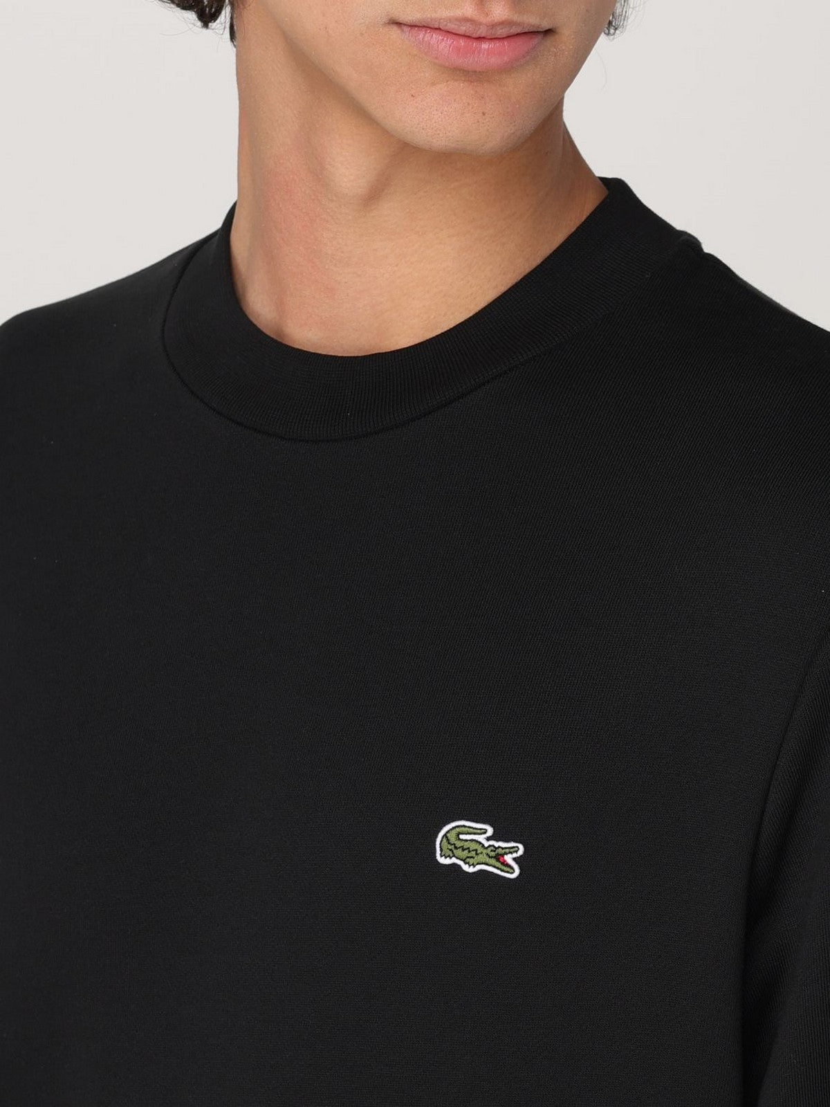 LACOSTE Felpa Uomo SH9801 031 Nero