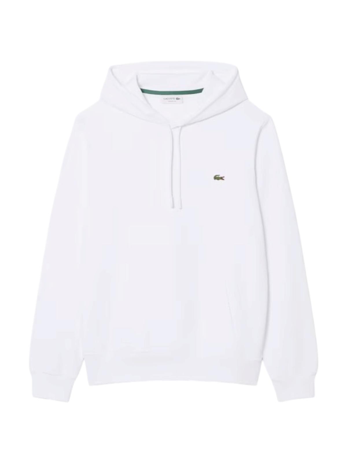 LACOSTE Felpa Uomo Bianco - SH9839 001