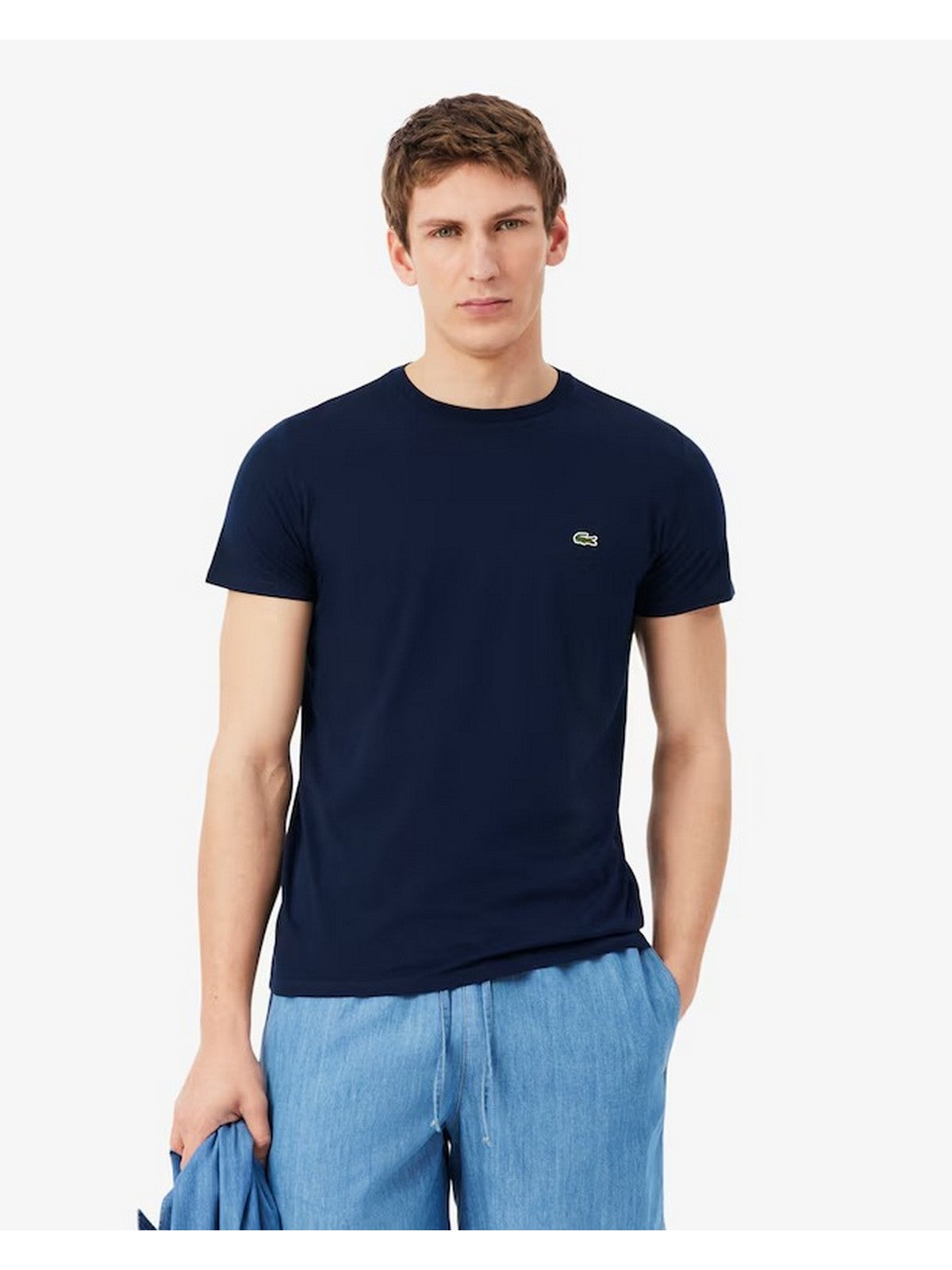 LACOSTE T-shirt Uomo TH6709 166 Blu