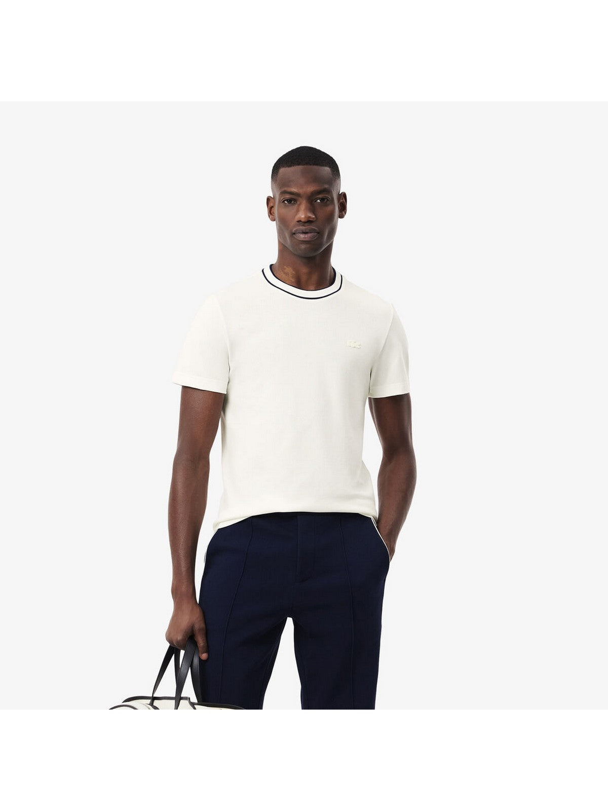 LACOSTE T-shirt Uomo TH8174 70V Bianco