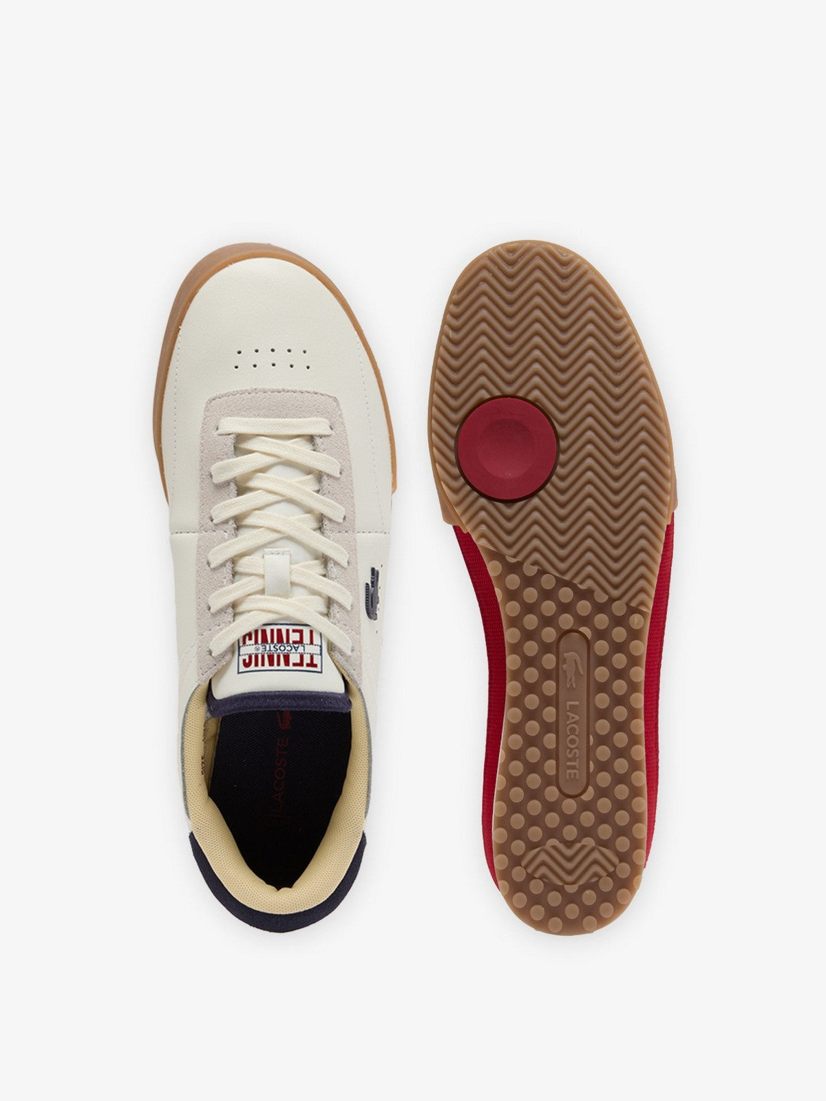 LACOSTE Sneaker Uomo 750SMA0161 407 WHT/NVY/RED