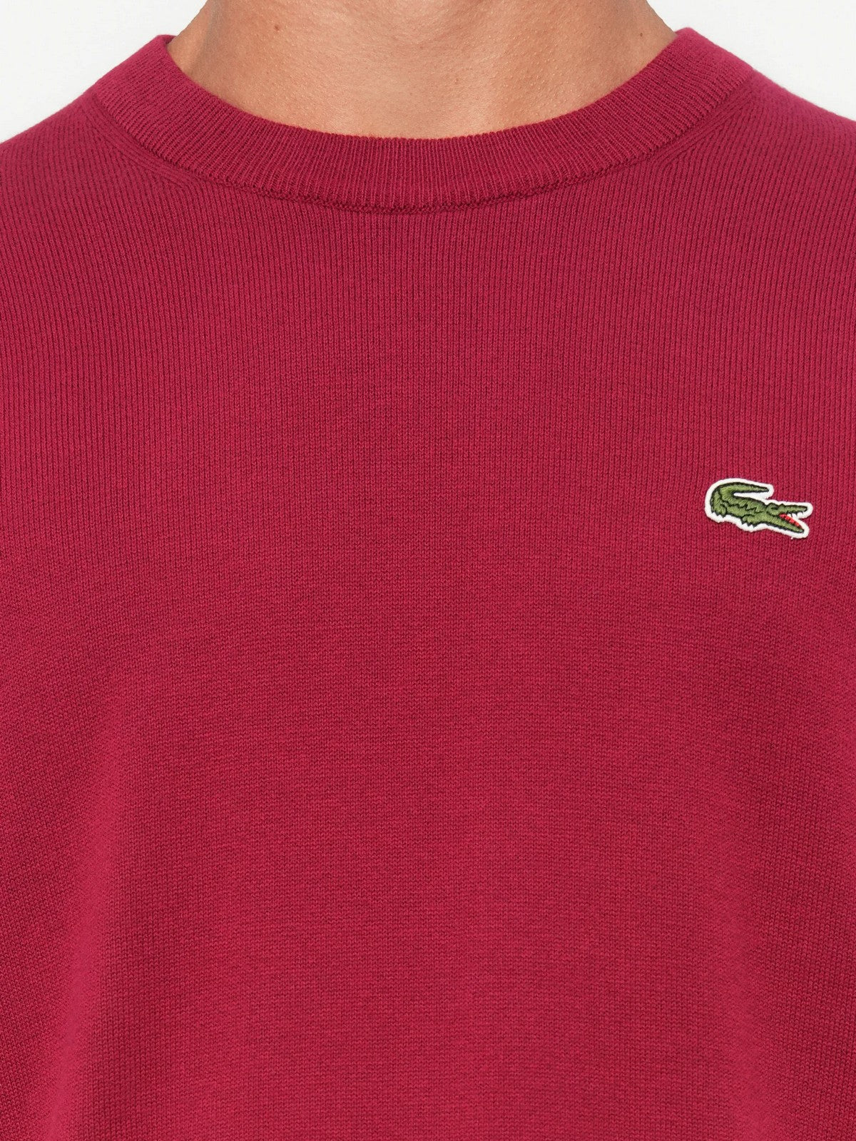 LACOSTE Maglione Uomo AH0128 476 BORDEAUX gioboutiqueweb