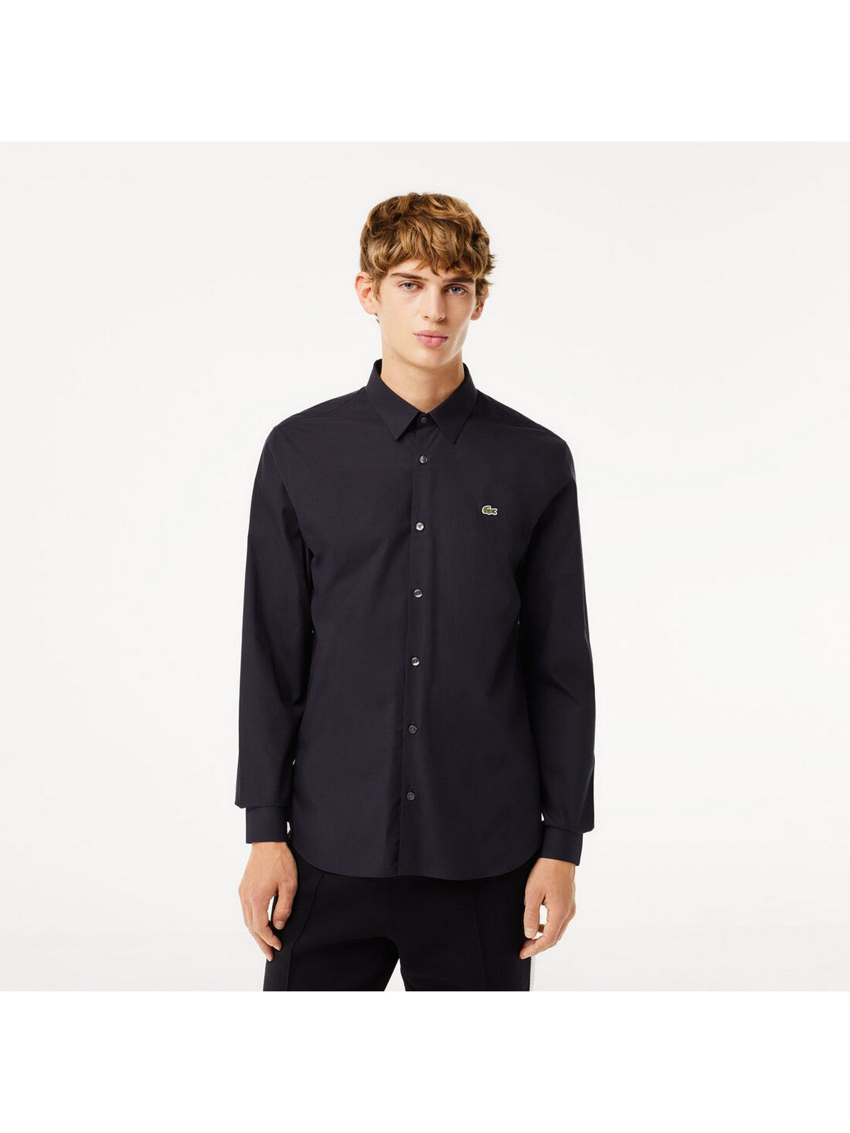 LACOSTE Camicia Uomo CH5620 HDE NAVY BLUE