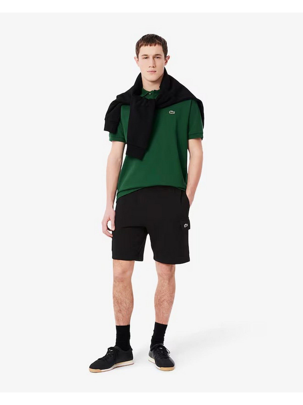 LACOSTE Bermuda Uomo GH9743 031 Nero