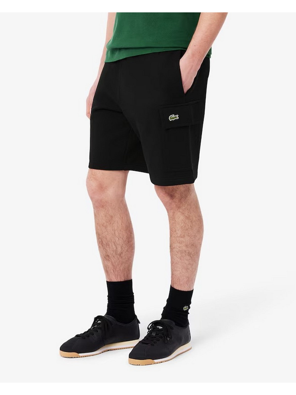 LACOSTE Bermuda Uomo GH9743 031 Nero