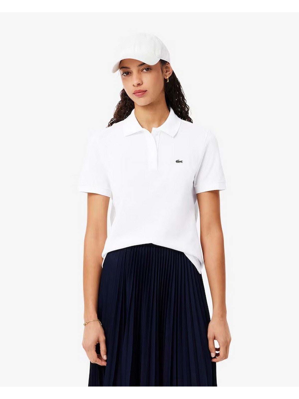 LACOSTE Polo Donna PF7839 001 Bianco