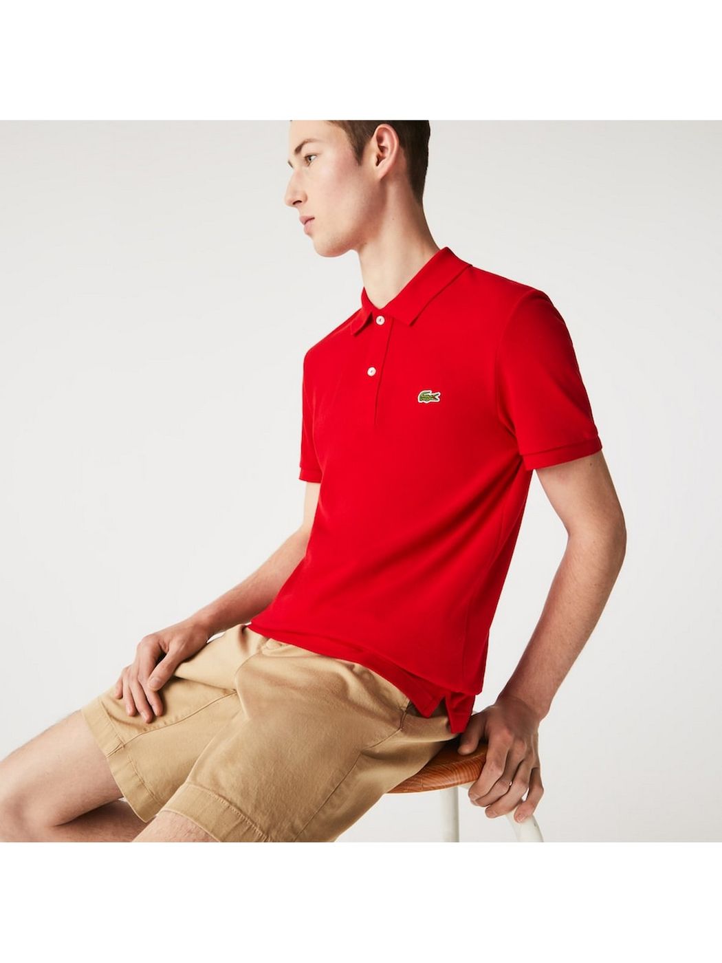 LACOSTE Polo Uomo PH4012 240 Rosso