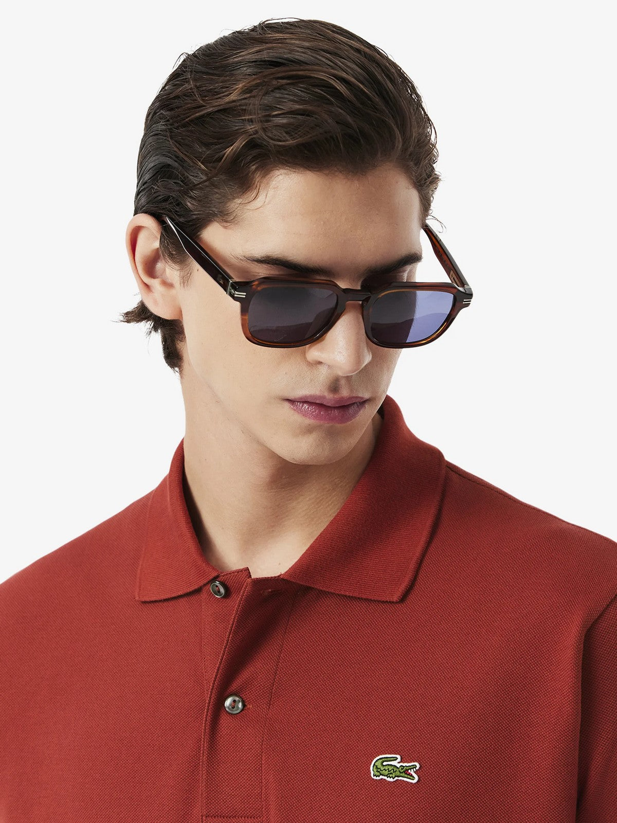 LACOSTE Polo Uomo PH4012 AFS Rosso