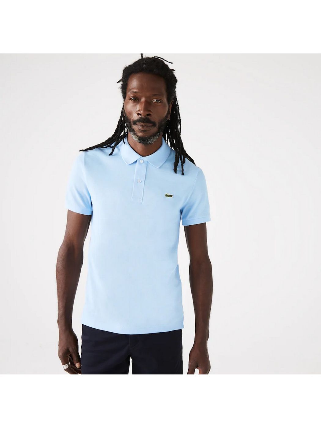 LACOSTE Polo Uomo PH4012 HBP CELESTE
