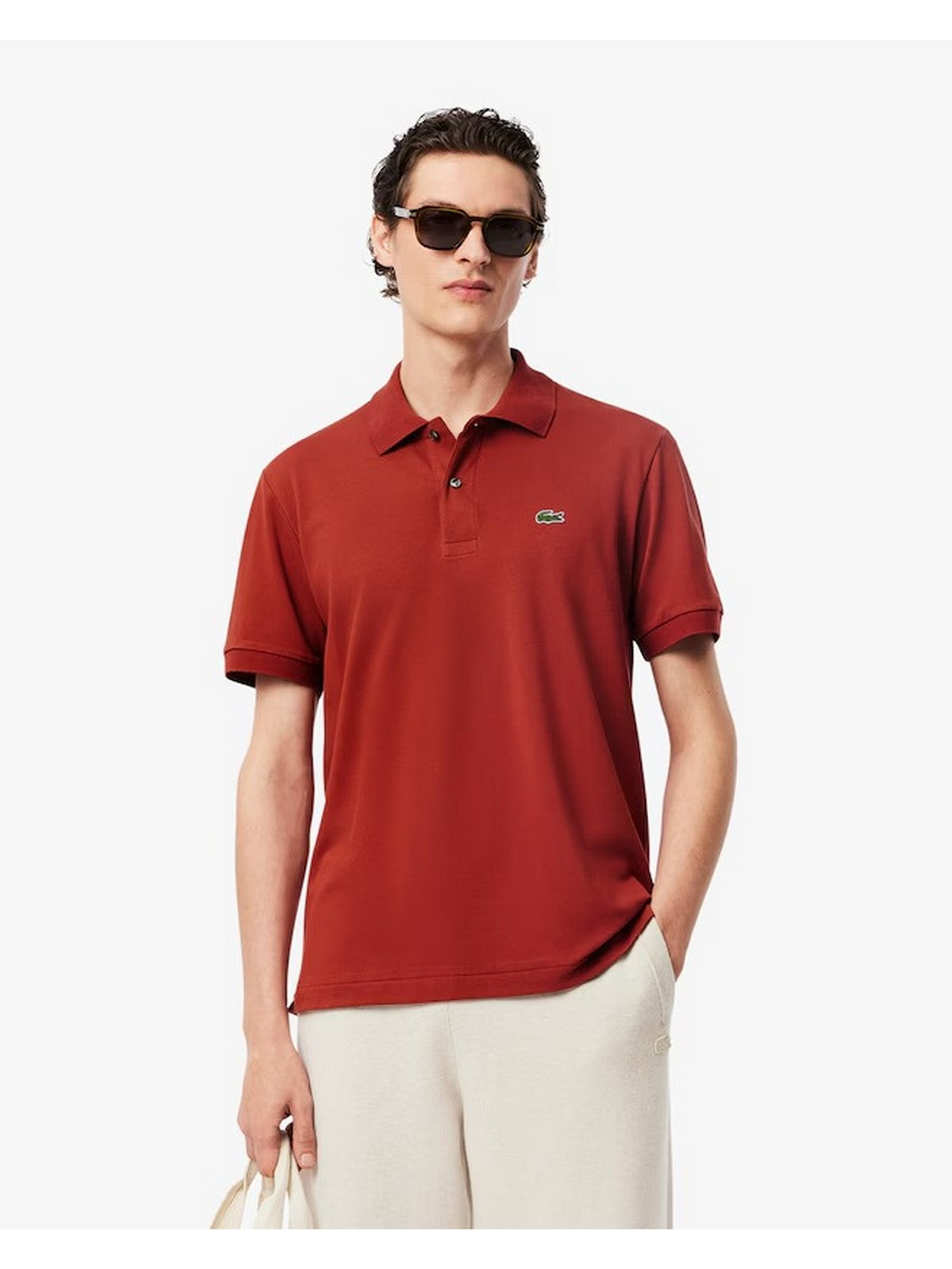 LACOSTE Polo Uomo PH9851 AFS Marrone