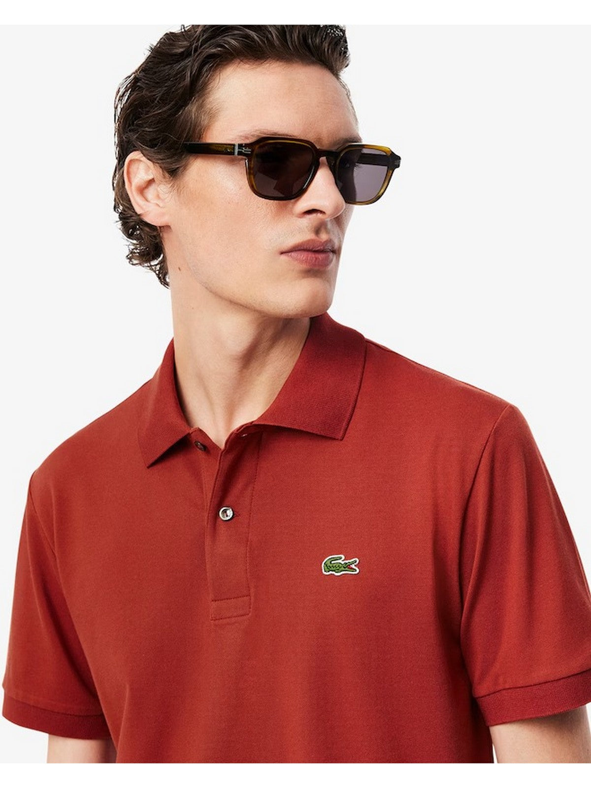 LACOSTE Polo Uomo PH9851 AFS Marrone