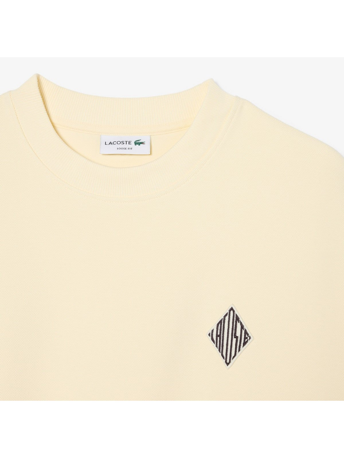 LACOSTE Felpa Donna SH0035 S7G Beige