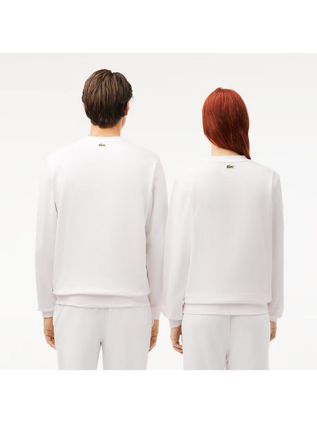 LACOSTE Felpa Uomo SH2736 70V Bianco
