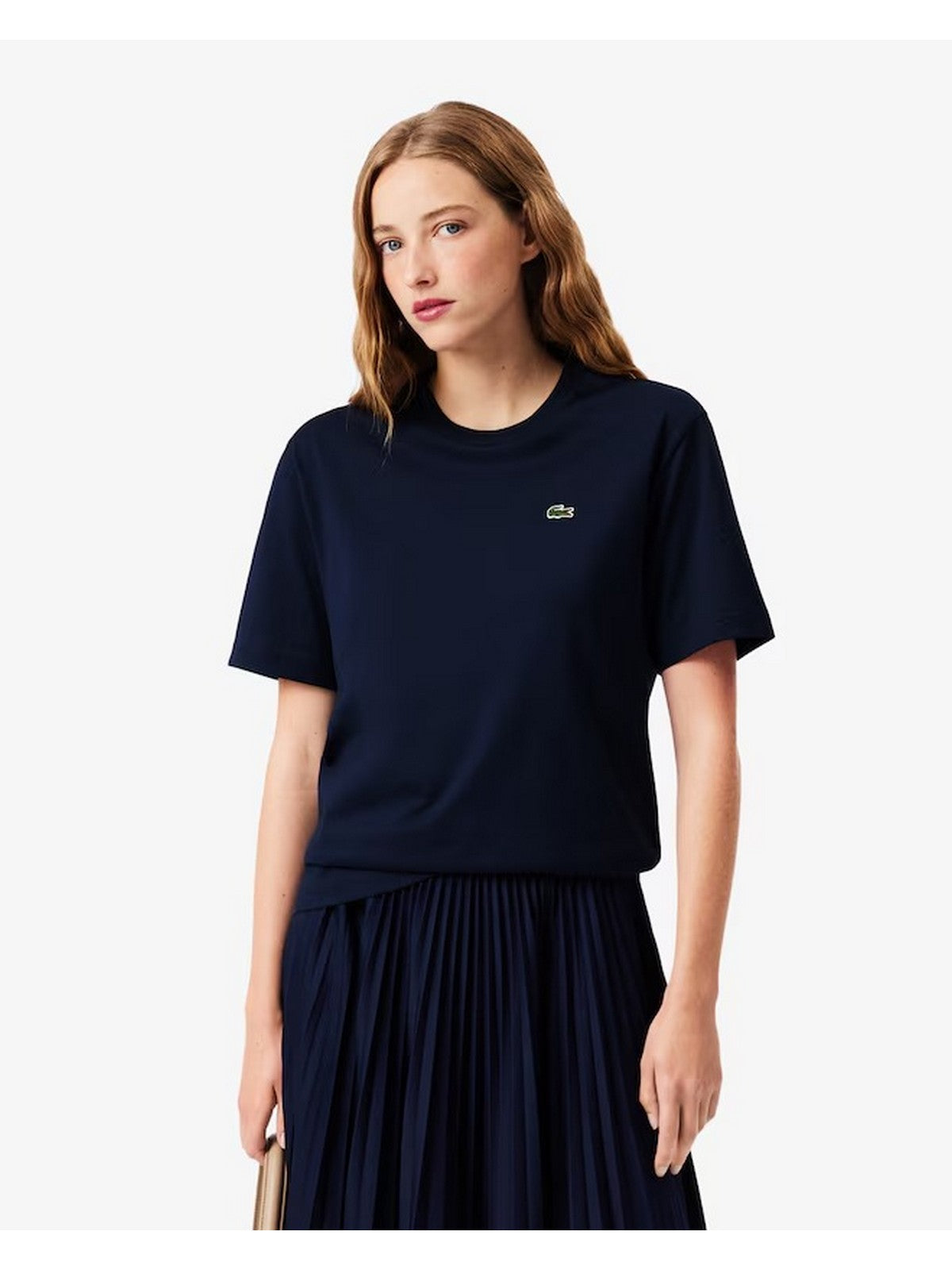 LACOSTE T-shirt Donna TF7215 166 Blu gioboutiqueweb