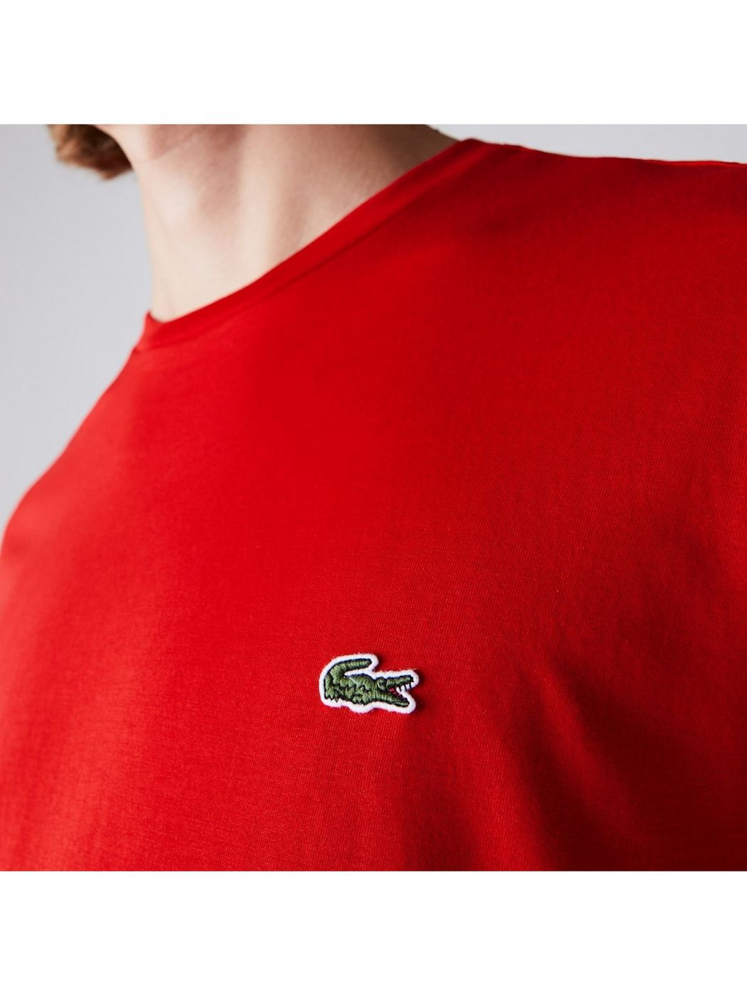 LACOSTE T-shirt Uomo TH6709 240 Rosso