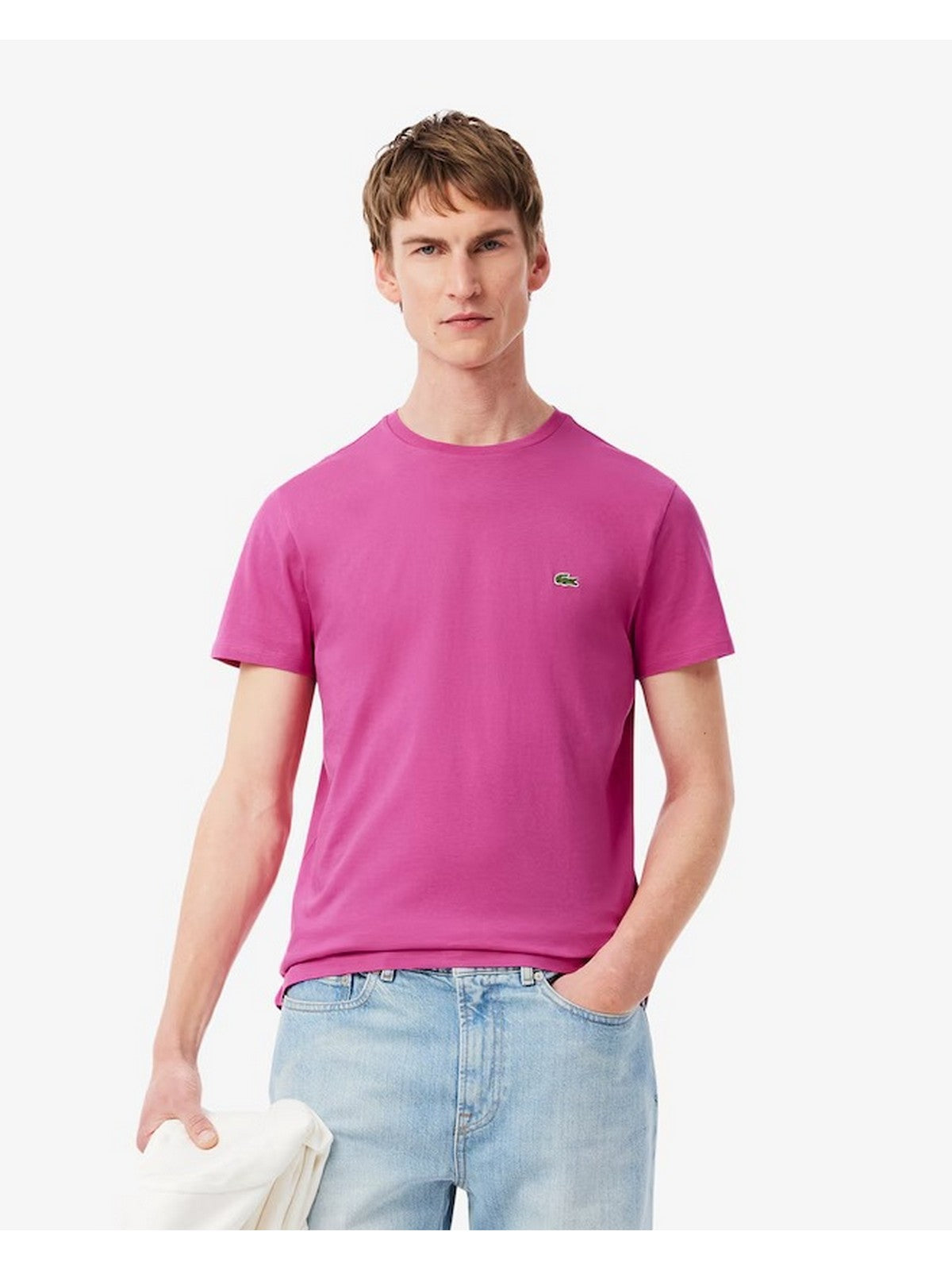 LACOSTE T-shirt Uomo TH6709 I1L Rosa