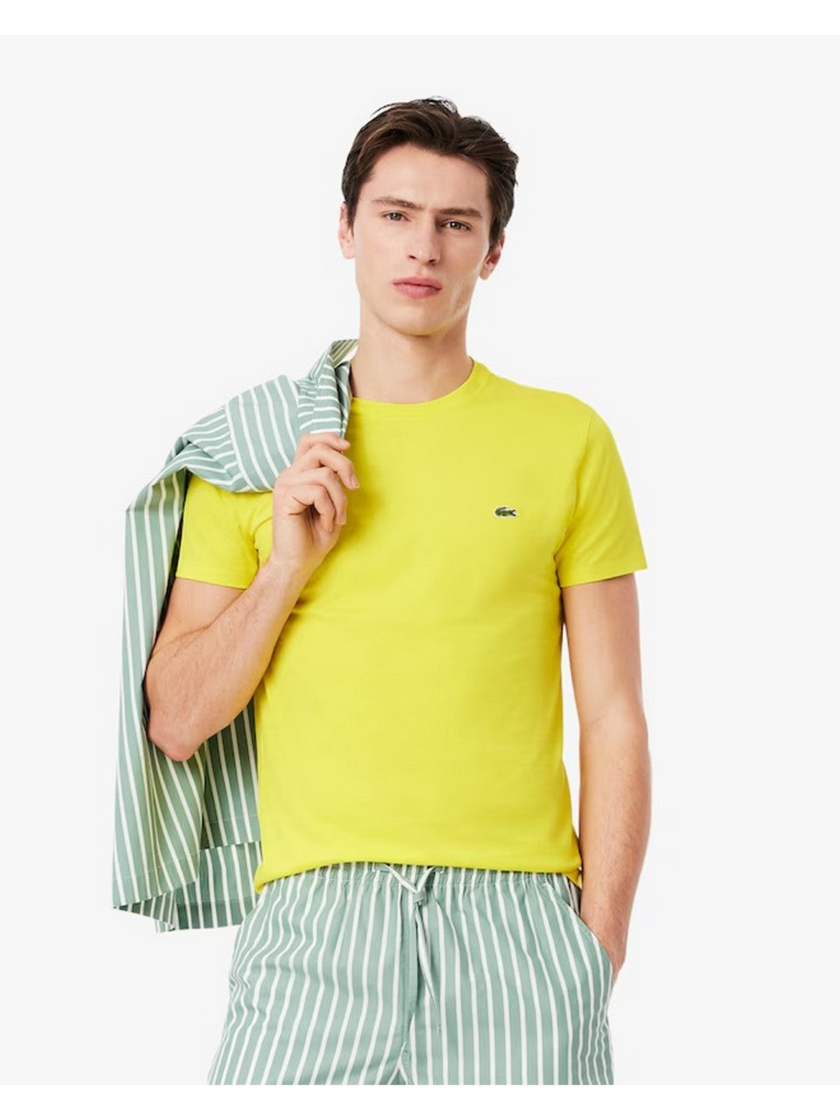 LACOSTE T-shirt Uomo TH6709 Z6S Giallo