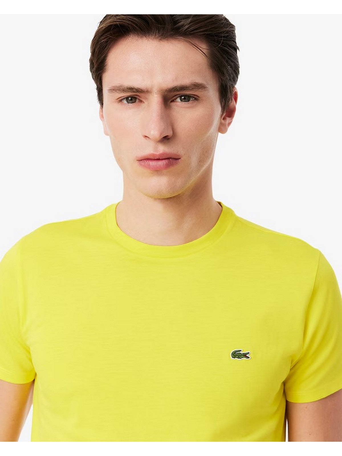 LACOSTE T-shirt Uomo TH6709 Z6S Giallo