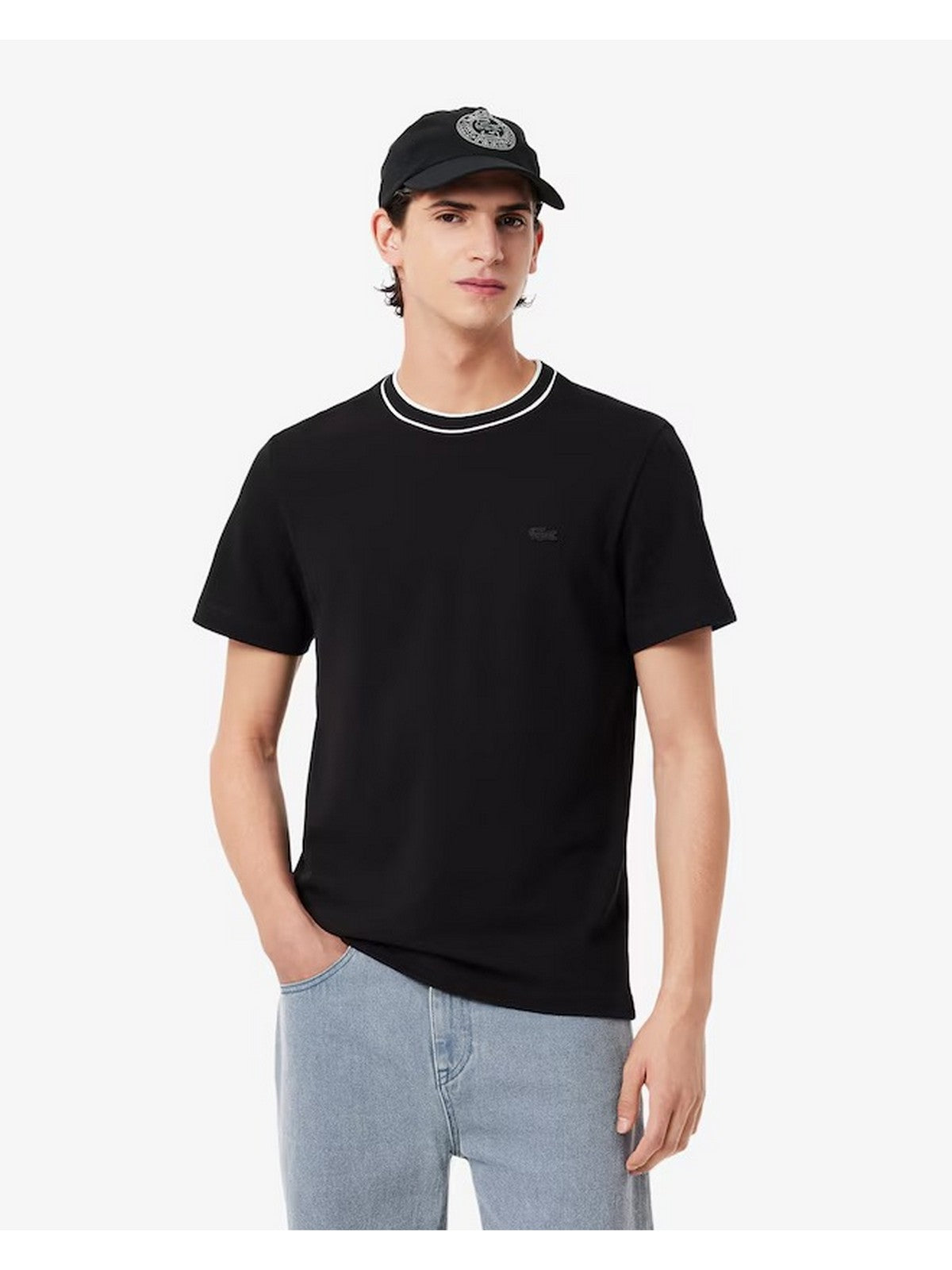 LACOSTE T-shirt Uomo TH8174 031 Nero