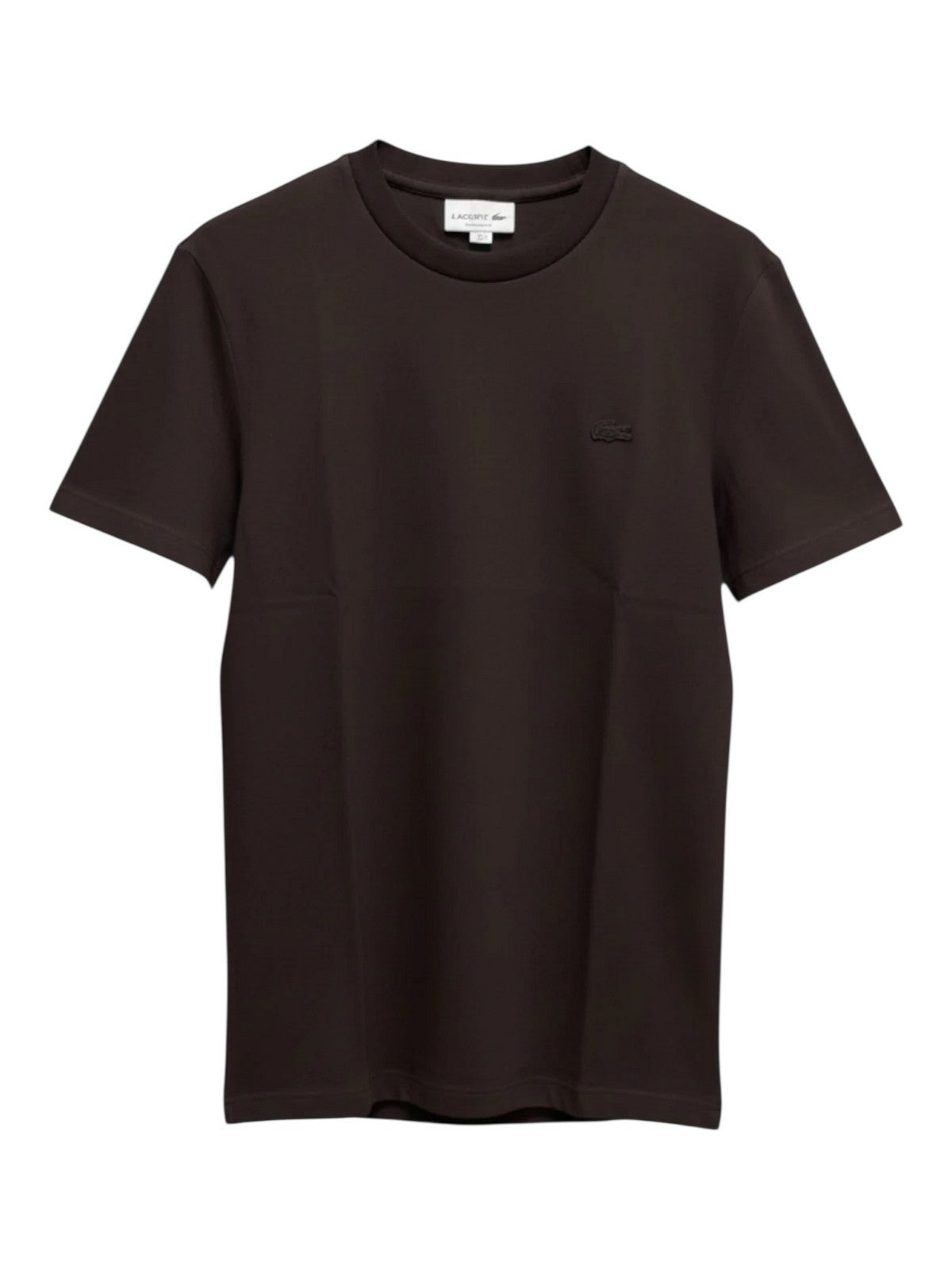 LACOSTE T-shirt Uomo TH8174 3LA Marrone gioboutiqueweb