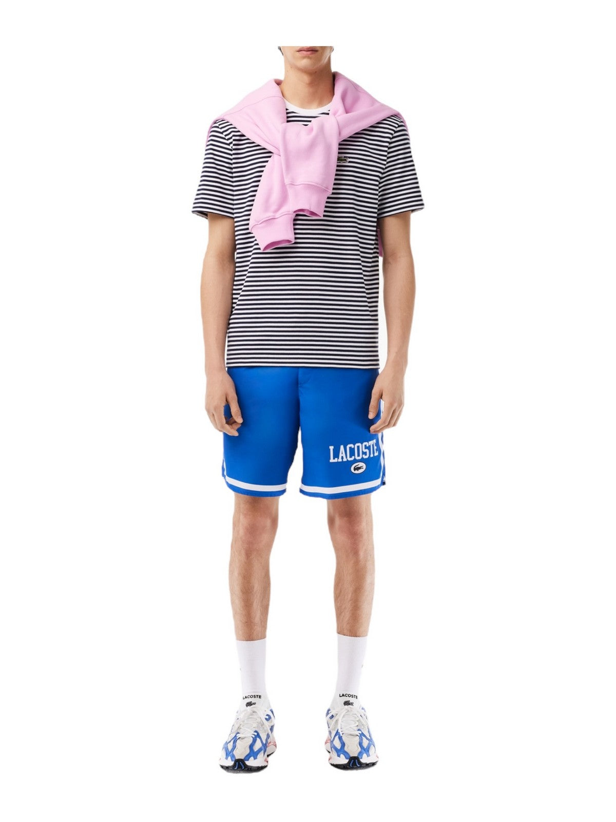 LACOSTE T-shirt Uomo TH9749 522 Blu