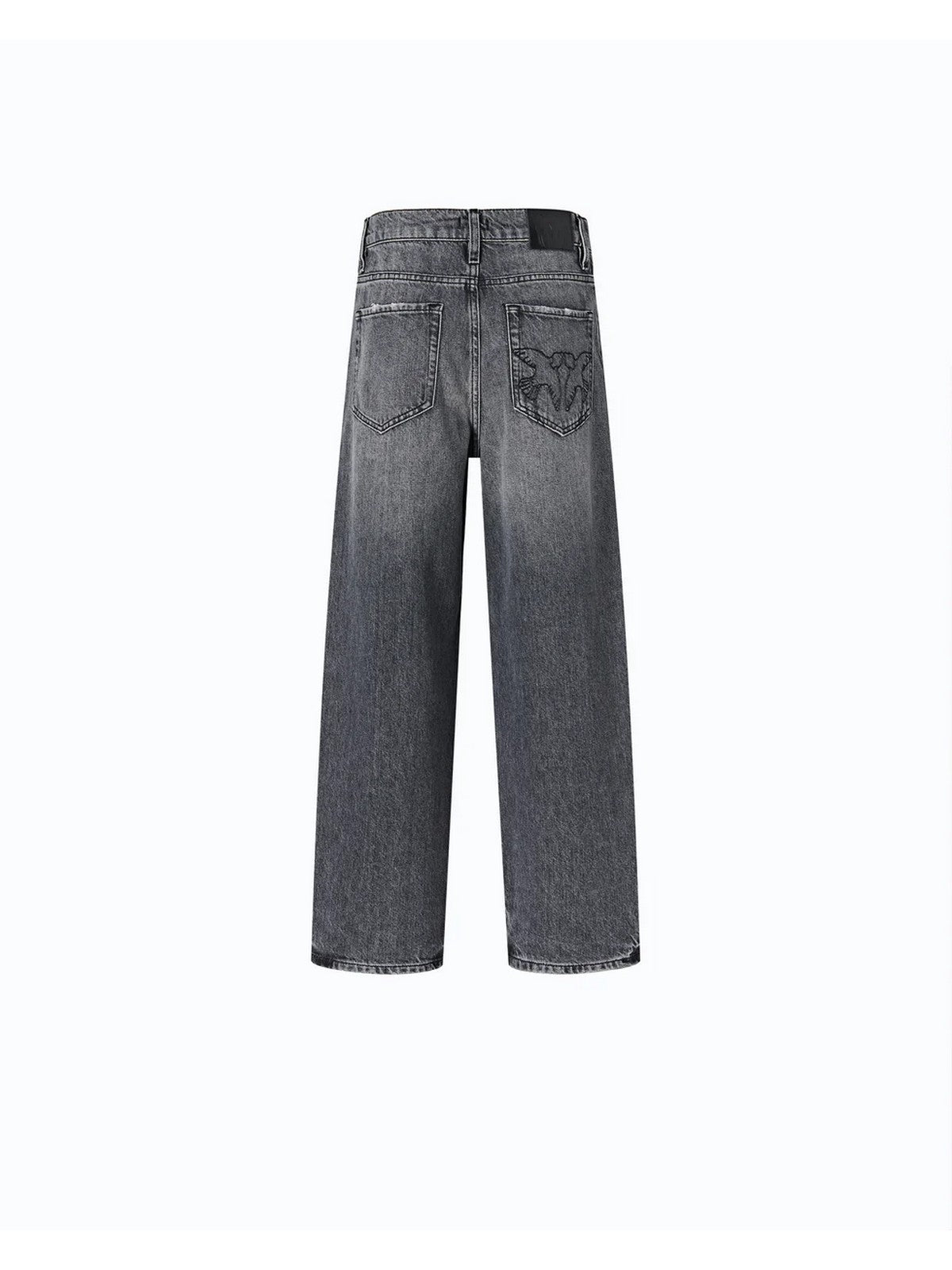 PINKO Jeans Donna ESTELLE EGG MOONLIGHT GRAY DEN LAVAGGIO DARK GRAY - 103857-A2RY PJ9