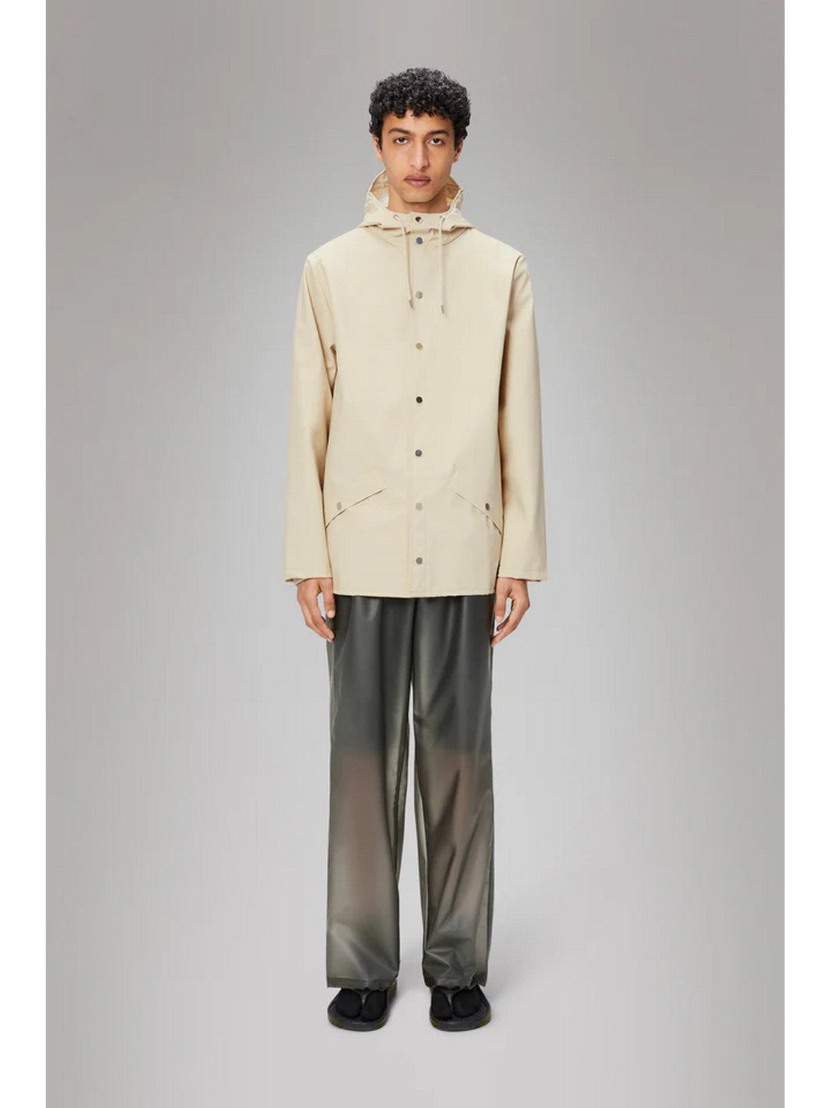 RAINS Giubbino Unisex adulto Jacket W3 12010 26 Dune Beige
