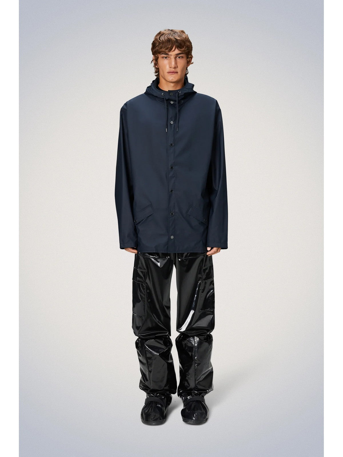 RAINS Giubbino Unisex adulto Jacket W3 12010 47 Navy Blu