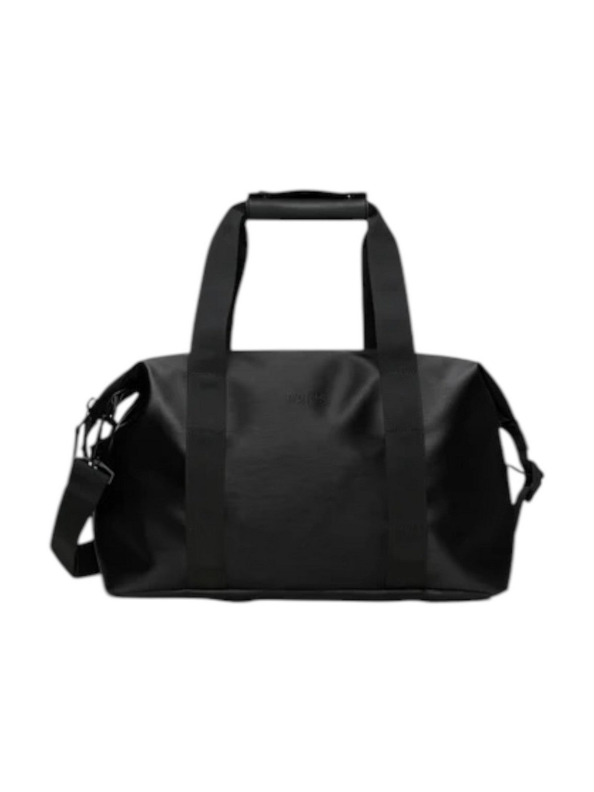 RAINS Borsone Unisex adulto Hilo Weekend Bag Small W3 14220 84 Black Grain Nero