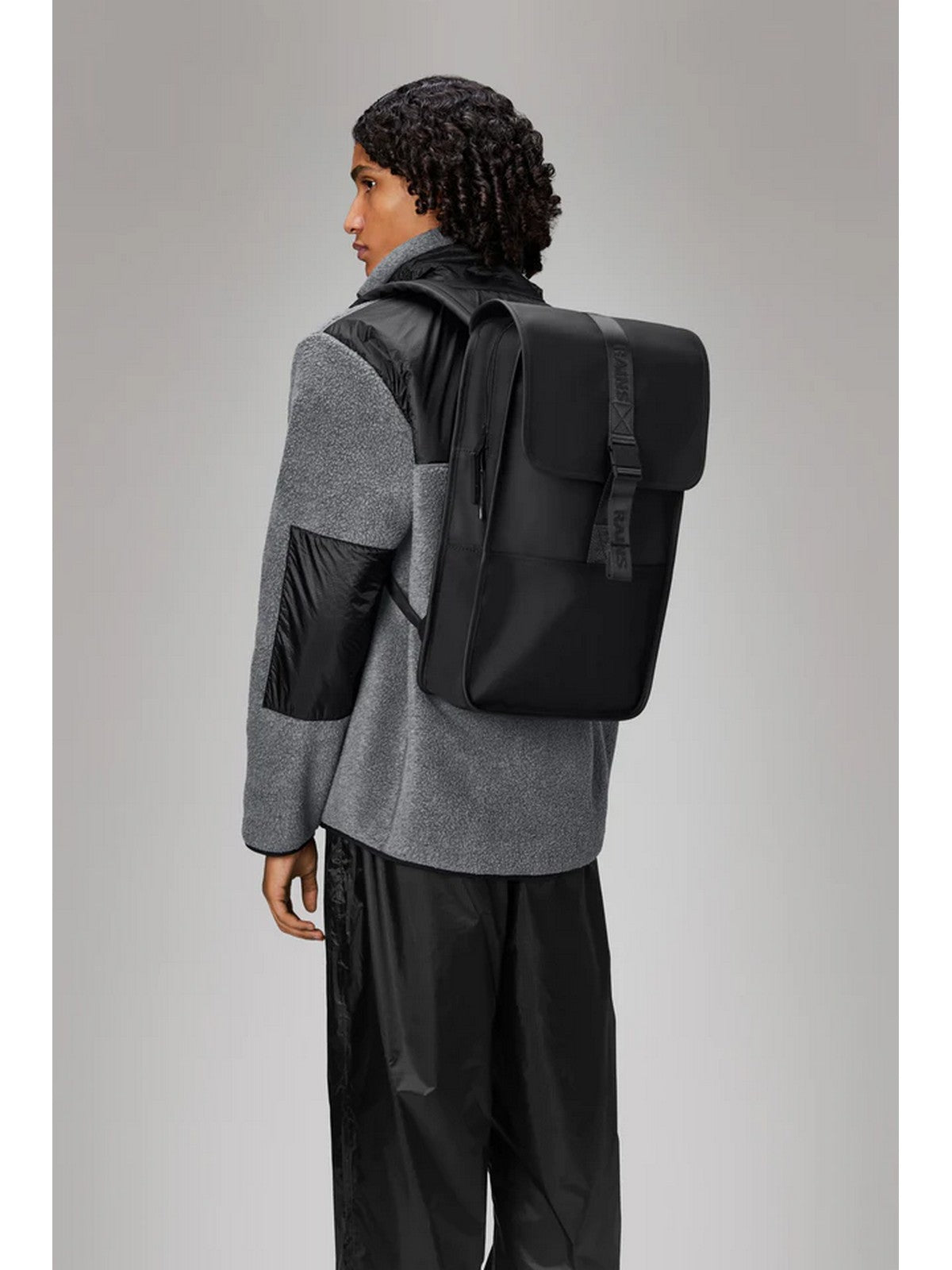 RAINS Zaino Unisex adulto Trail backpack 14400 BLA BLACK