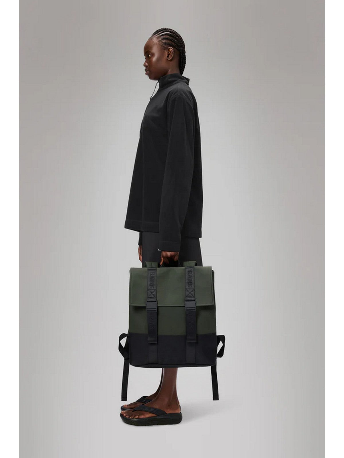 RAINS Zaino Unisex adulto Trail MSN Bag W3 14310 03 Green Verde