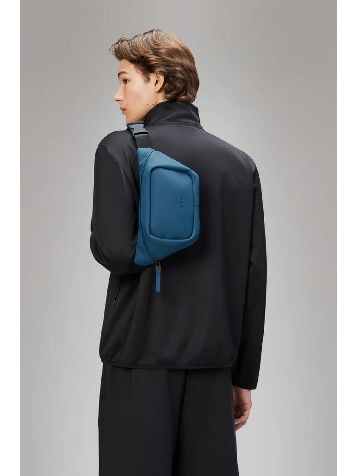 RAINS Marsupio Unisex adulto Bum Bag Mini W3 14730 109 Pulse Blu