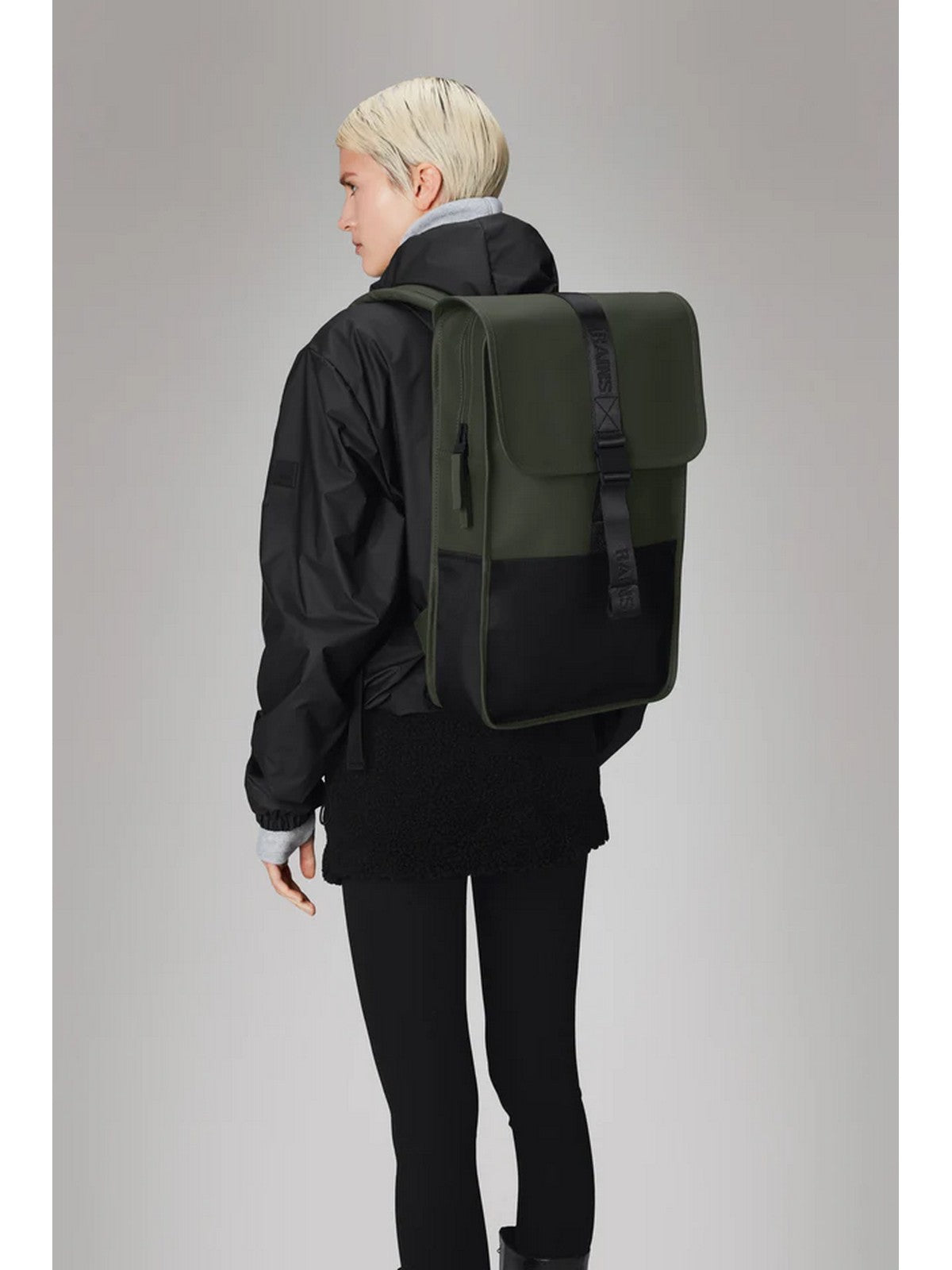 RAINS Zaino Unisex adulto Trail backpack 14400 GRE GREEN