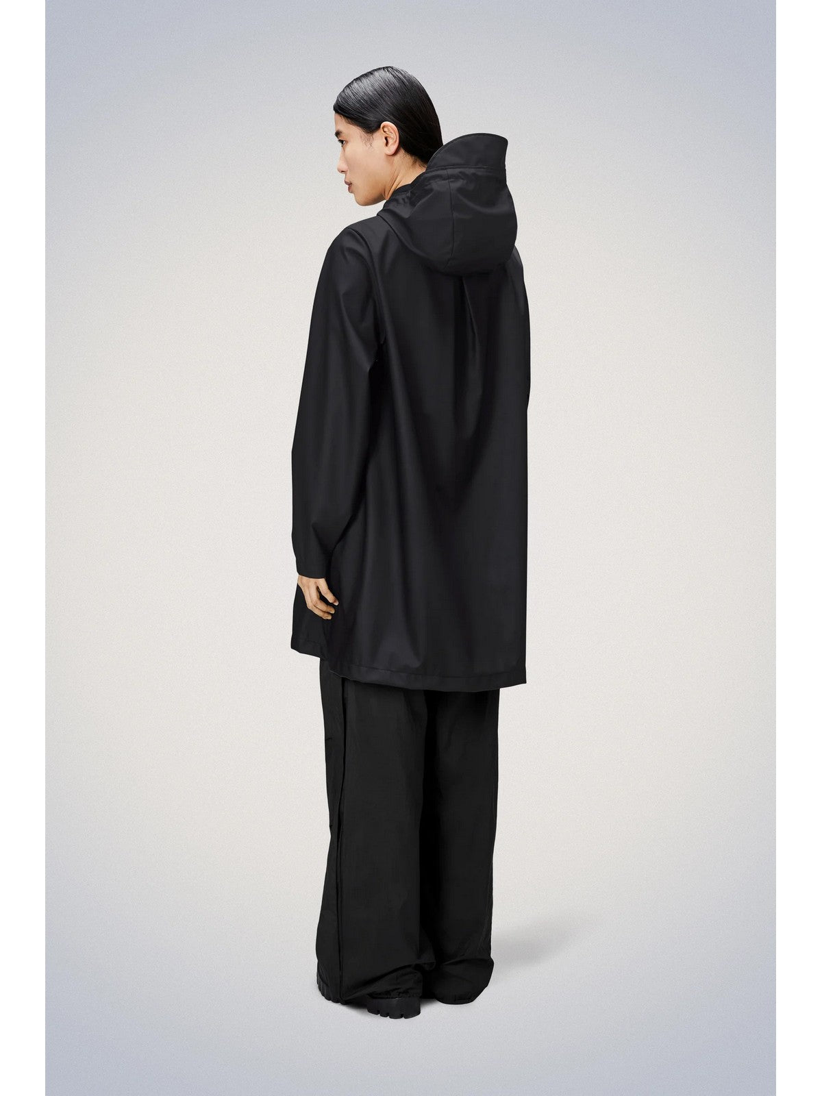 RAINS Giubbino Unisex adulto  18050 01 BLACK BLACK