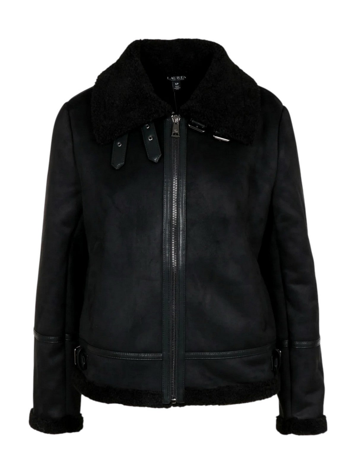 LAUREN RALPH LAUREN Cappotto Donna FX SH SB 24"-UNLINED-COAT BLACK - 297P04122 001