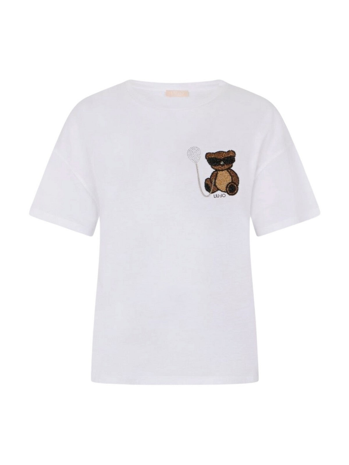 LIU JO WHITE T-shirt Donna  WA6414JS923 P9430 Bianco bear LiuJo